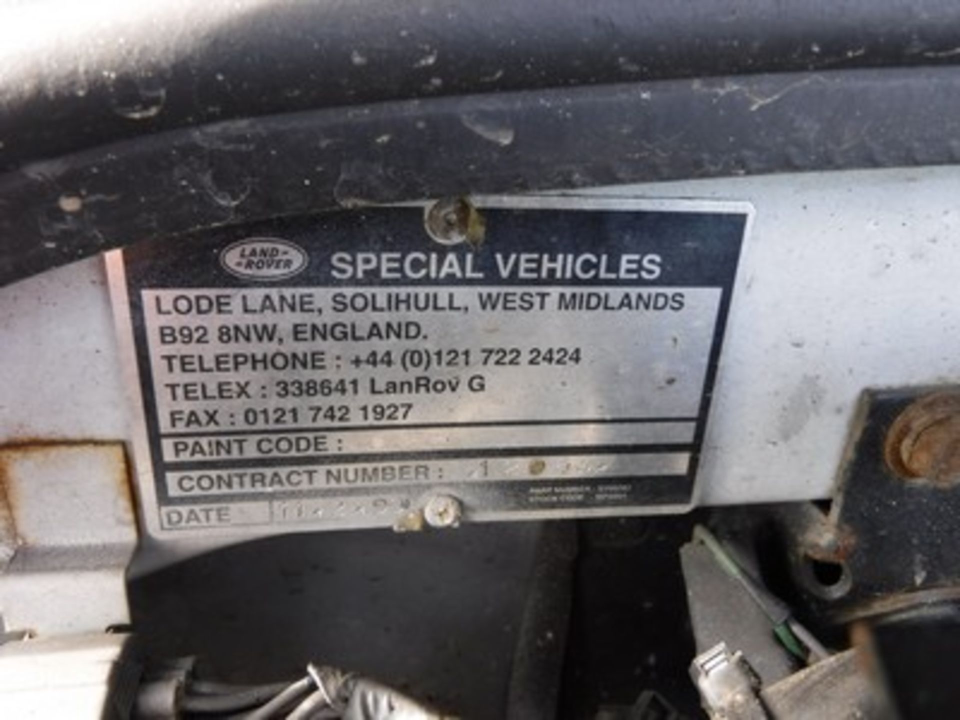 LAND ROVER 110 DEFENDER TDI - 2500cc - Image 16 of 16