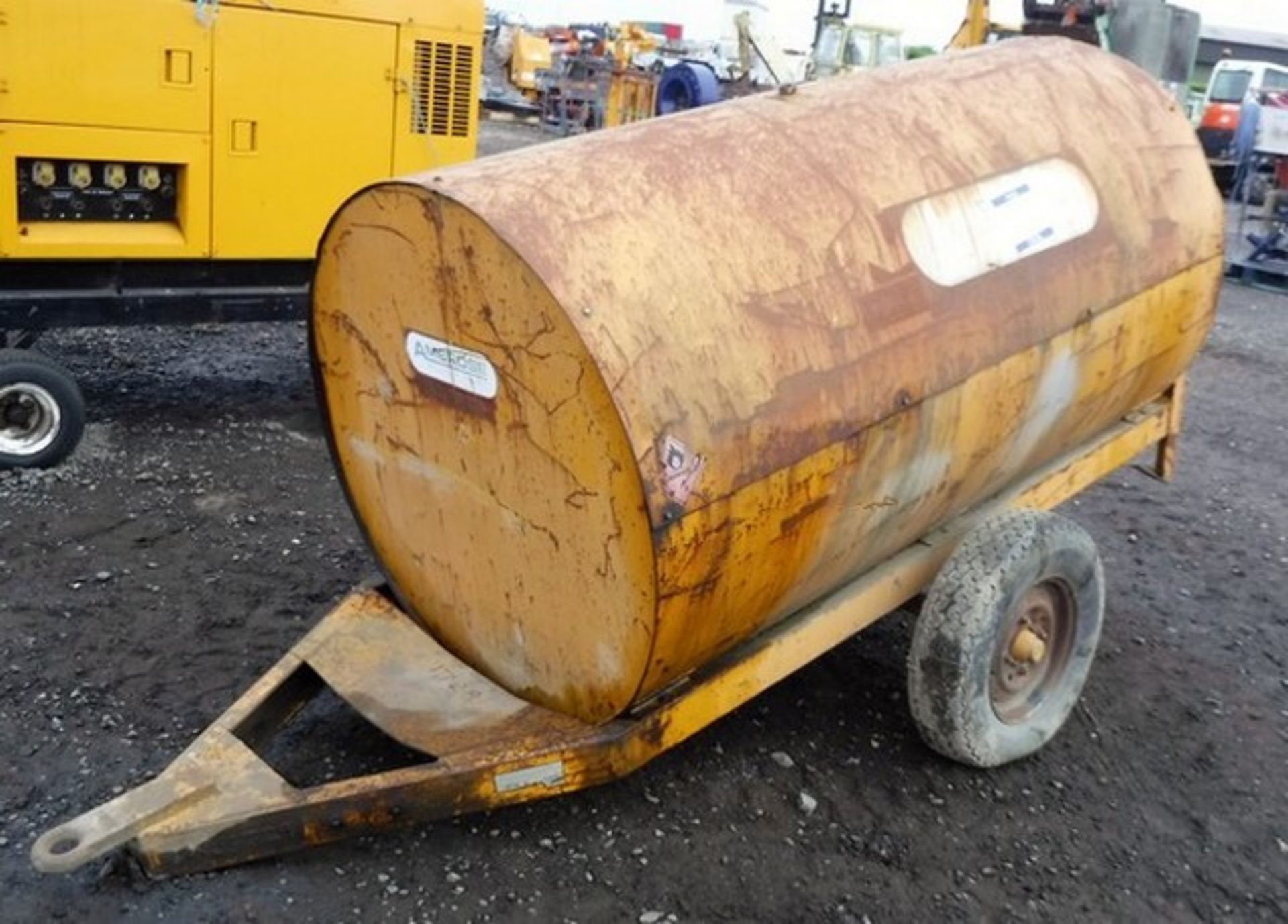 TRAILER ENGINEERING SINGLE AXLE BUNDED FUELBOWSER, PLANT NO 1729