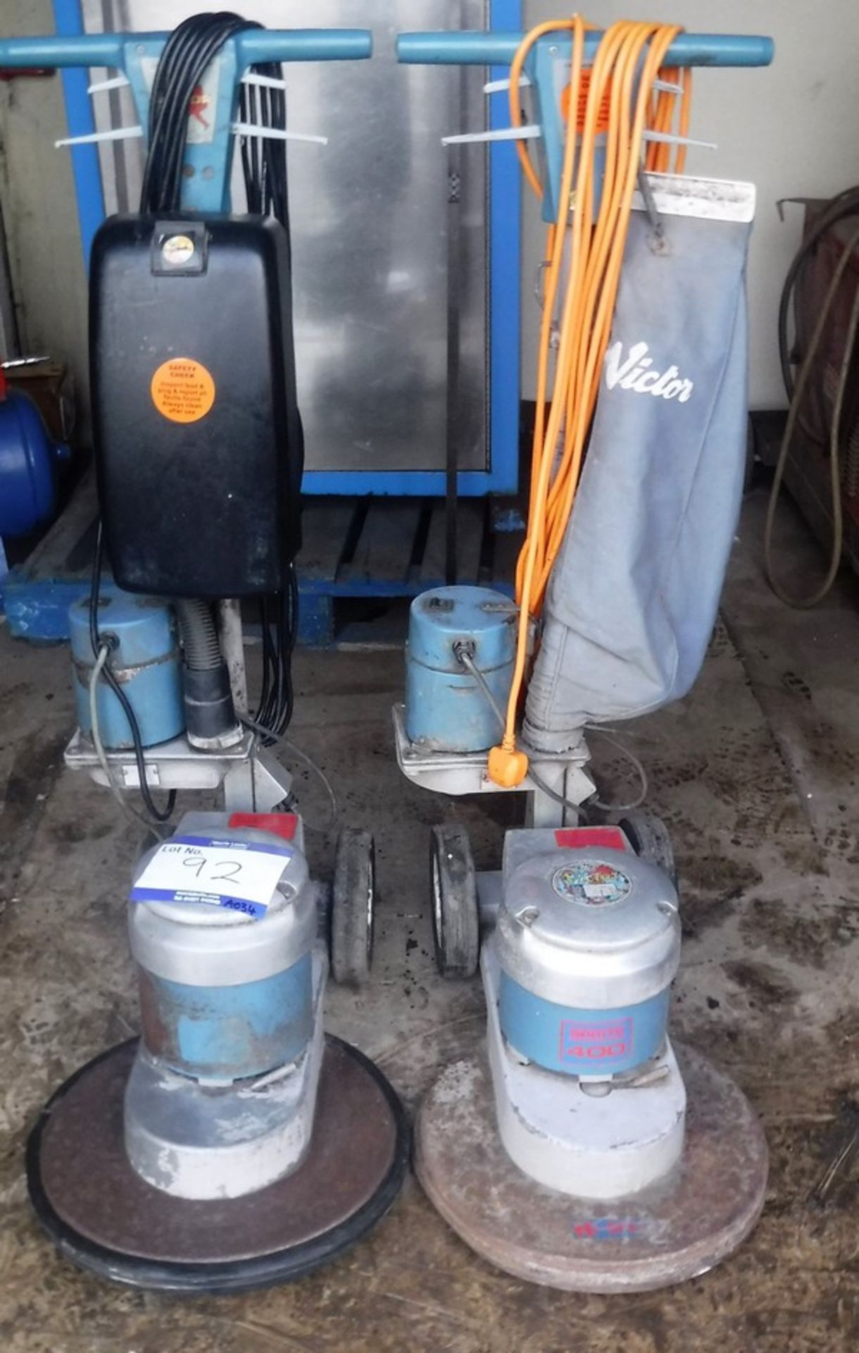 2 X VICTOR FLOOR BUFFER / POLISHERS