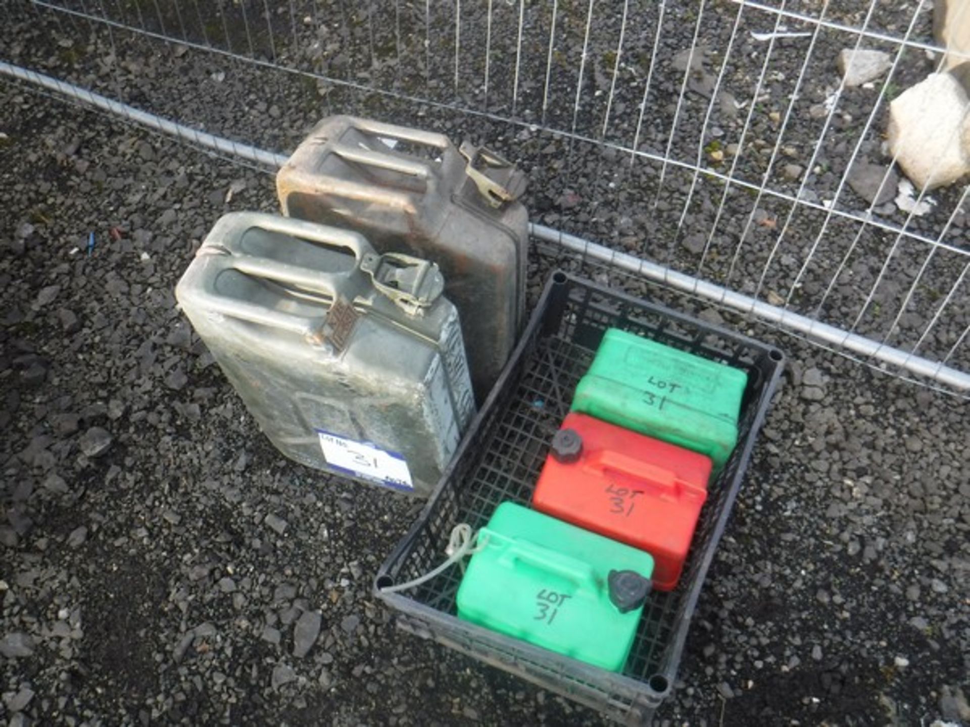 1 BOX OF FUEL CANS - Image 2 of 2