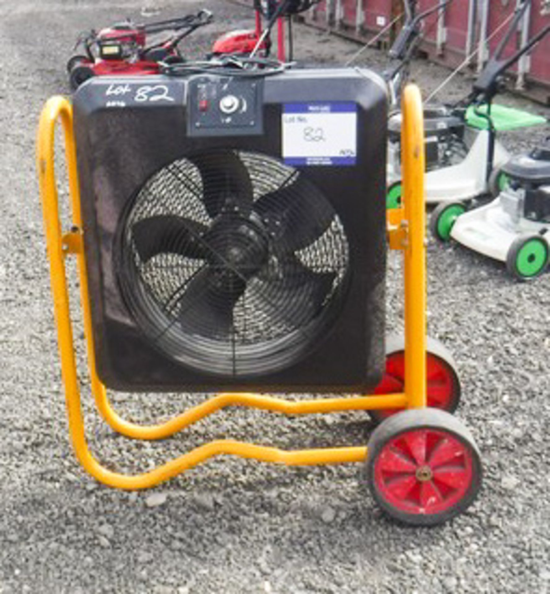 RHINO AIR RAID INDUSTRIAL FAN 240 VOLTS