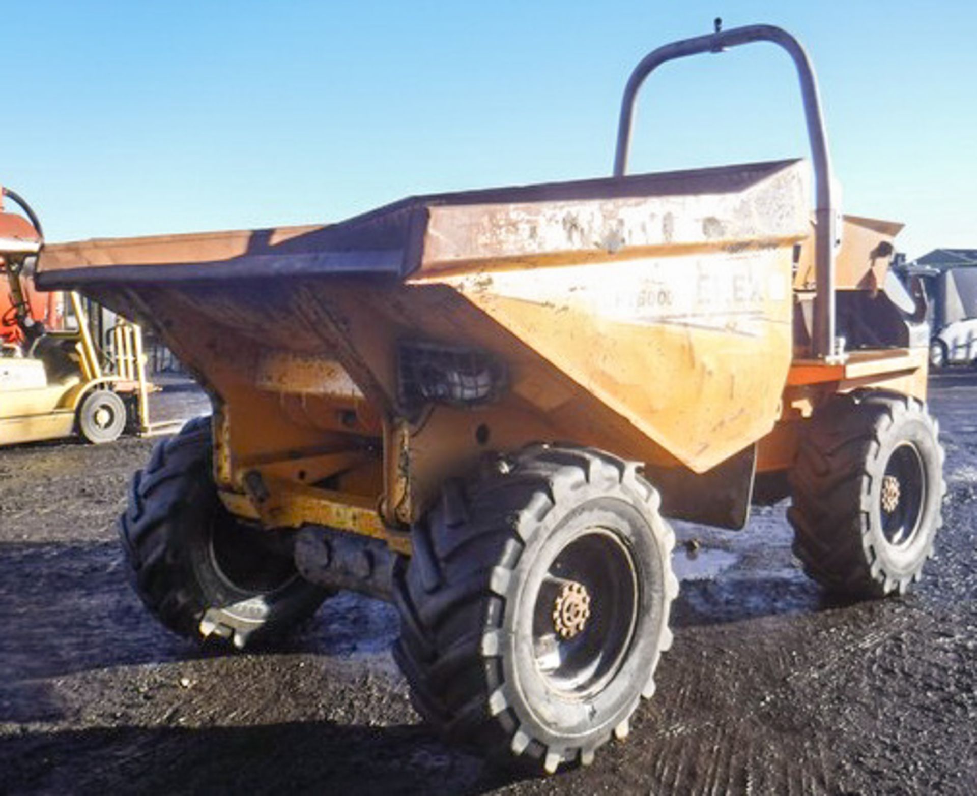 2004 TEREX PT6000, 6 TON STRAIGHT SKIP DUMPER, REG NO - KX56OGN, S/N - E406EM491, 3002HRS ON CLOCK N