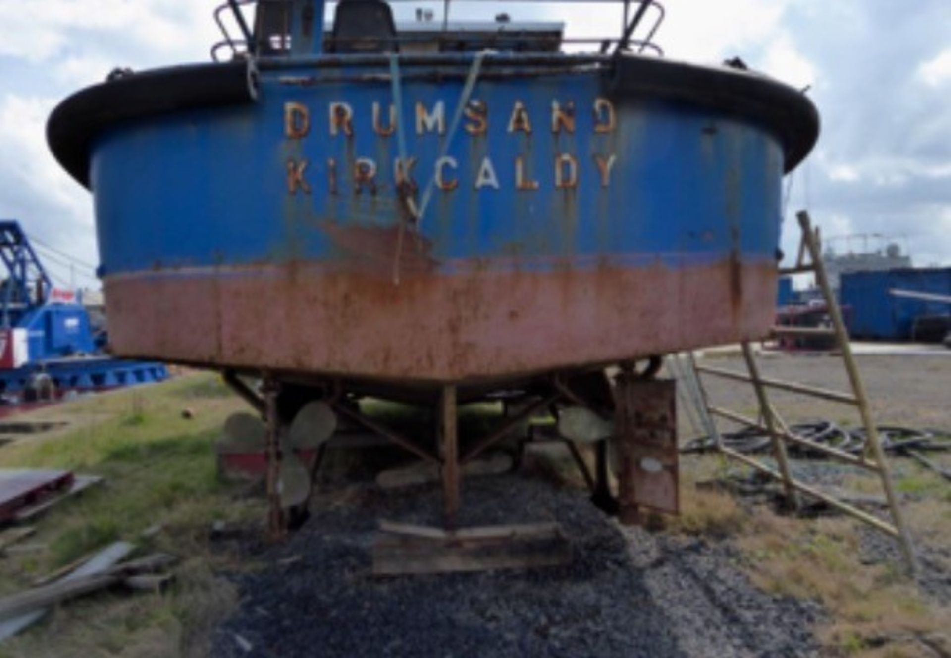 1990 STEEL HULL PLEASURE VESSEL (ALUMINIUM WHEELHOUSE) TWIN ENGINE GARDENER 6LXB, BOTH G/BOXES & ST - Image 2 of 5