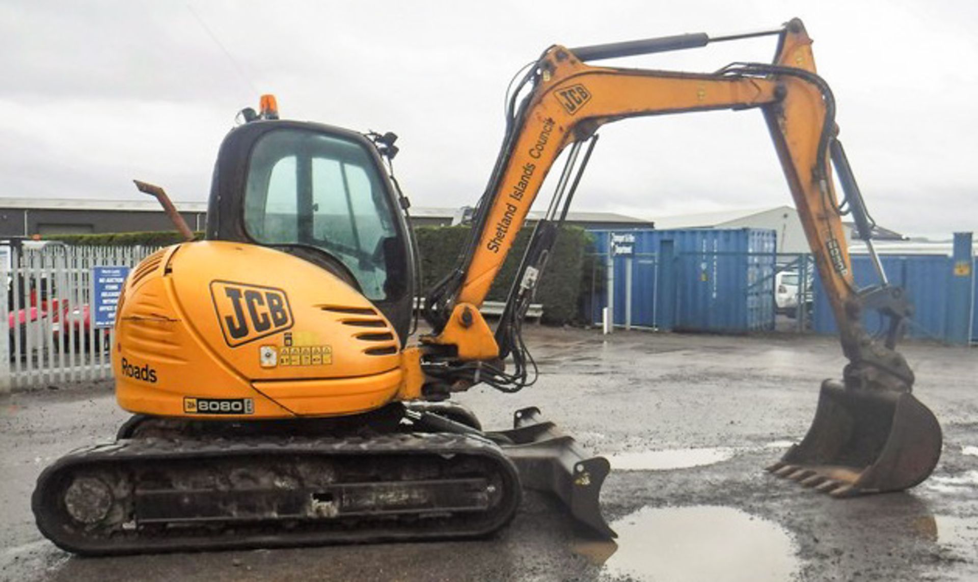 2008 - JCB 80802TS, REG SV58EFO, S/N - JCB08080A81442775, 1 BUCKET, ON RUBBER TRACKS, DISPLAY INOP - Image 4 of 16