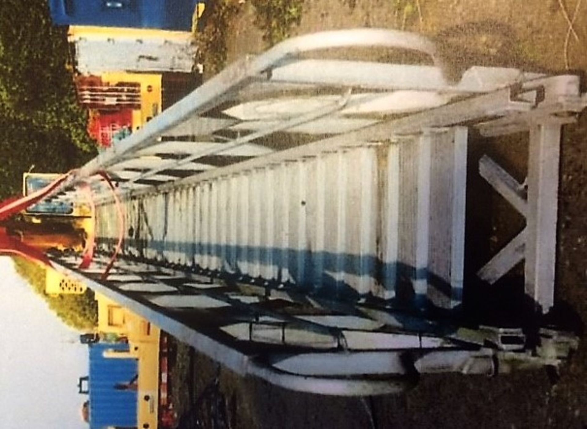 ALLUMINIUM GANGWAY, LENGTH 14M, WIDTH 1M, HEIGHT 1.2M, WEIGHT 2 TONNE** SOLD & LOCATED FROM BRIGGS