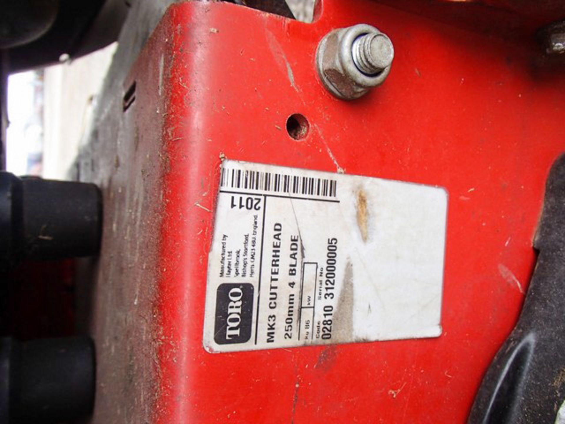 2012 TORO MOWING MACHINE, 2 AXLES, 1498CC, REG - SP61 EBZ - 1779 HRS (NOT VERIFIED) - Image 11 of 17