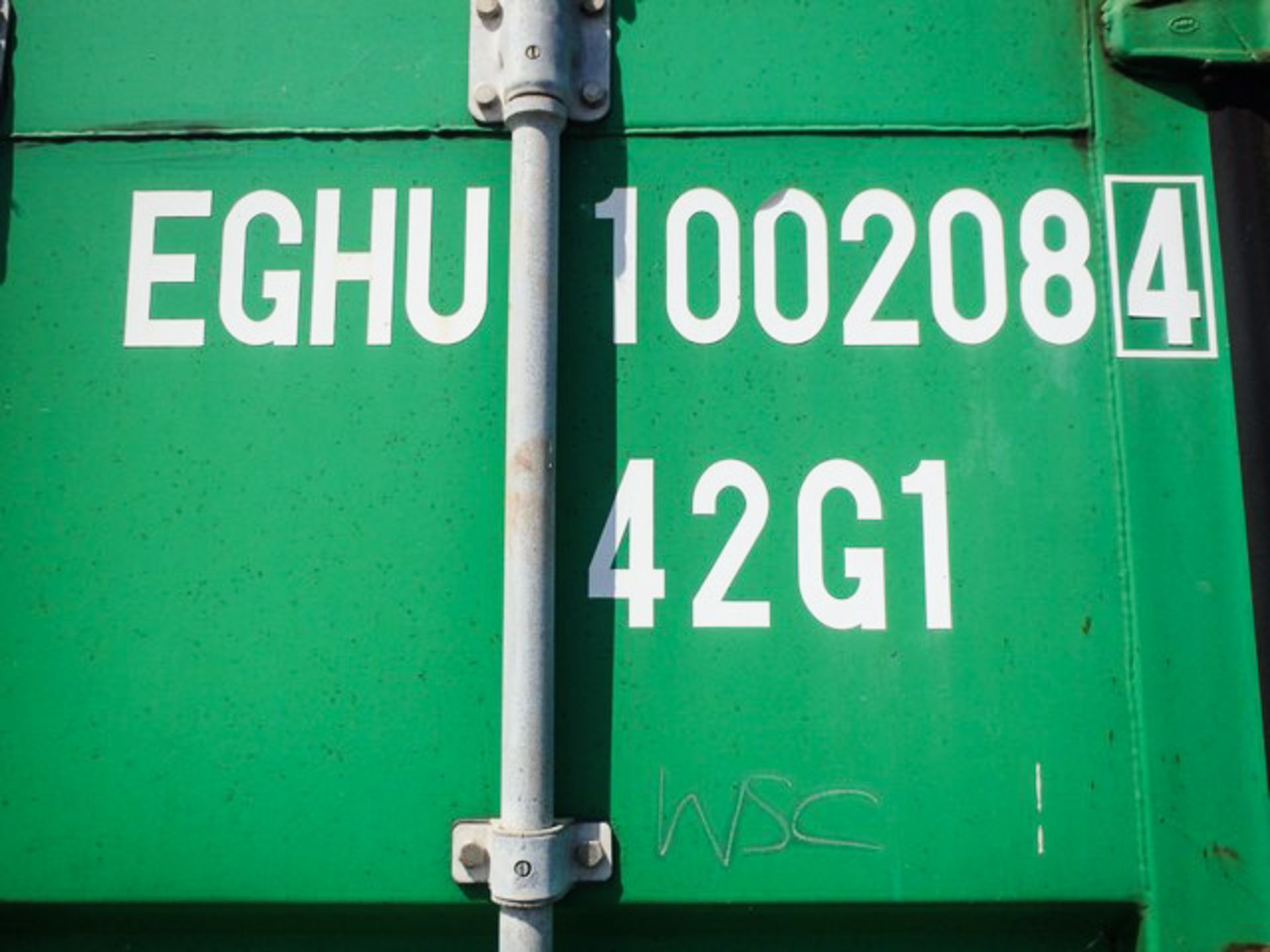 2008 USED 40 X 8 X 8 SHIPPING CONTAINER, S/N EGHU1002084 - Image 4 of 7