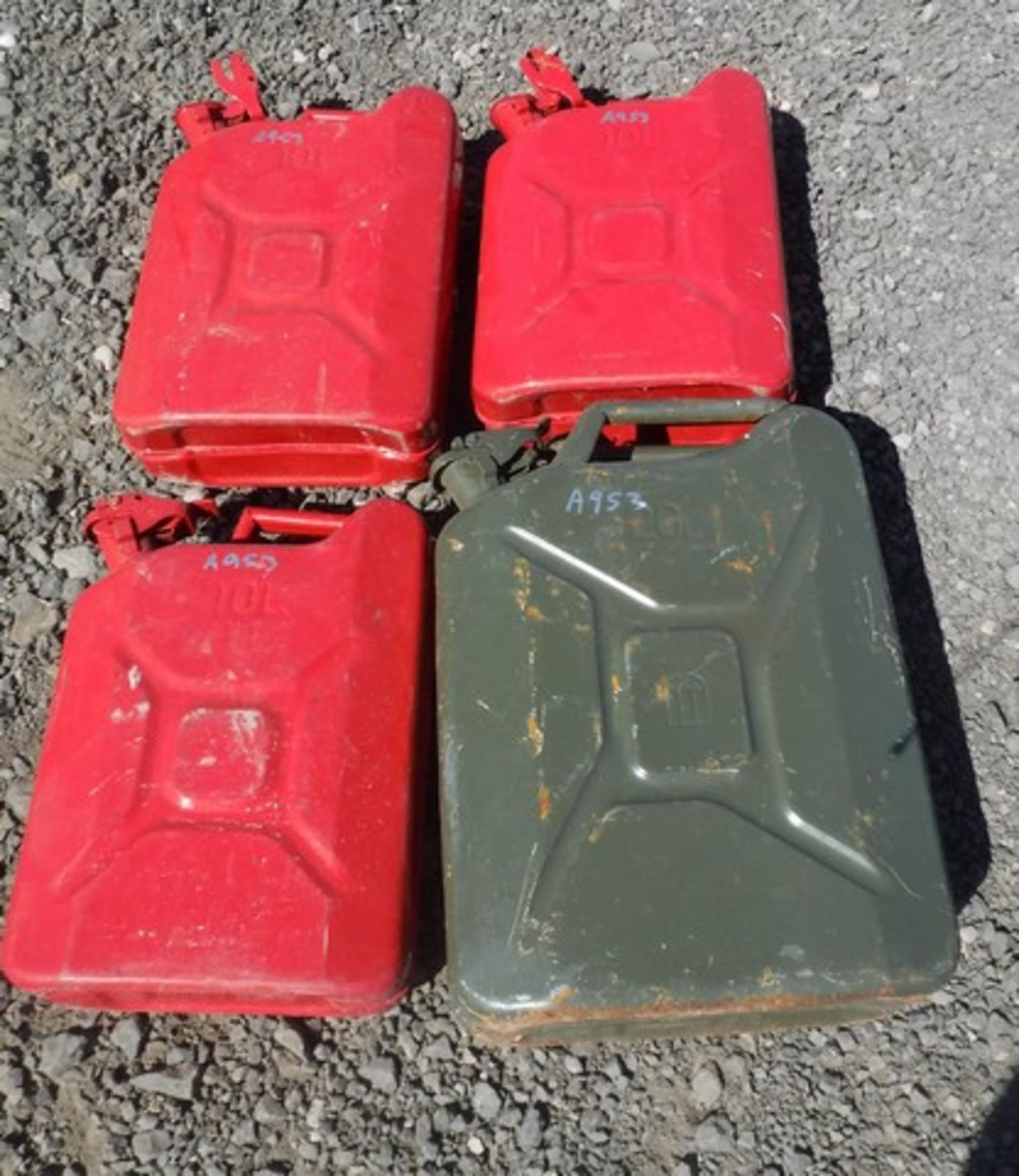 SELECTION OF JERRY CANS