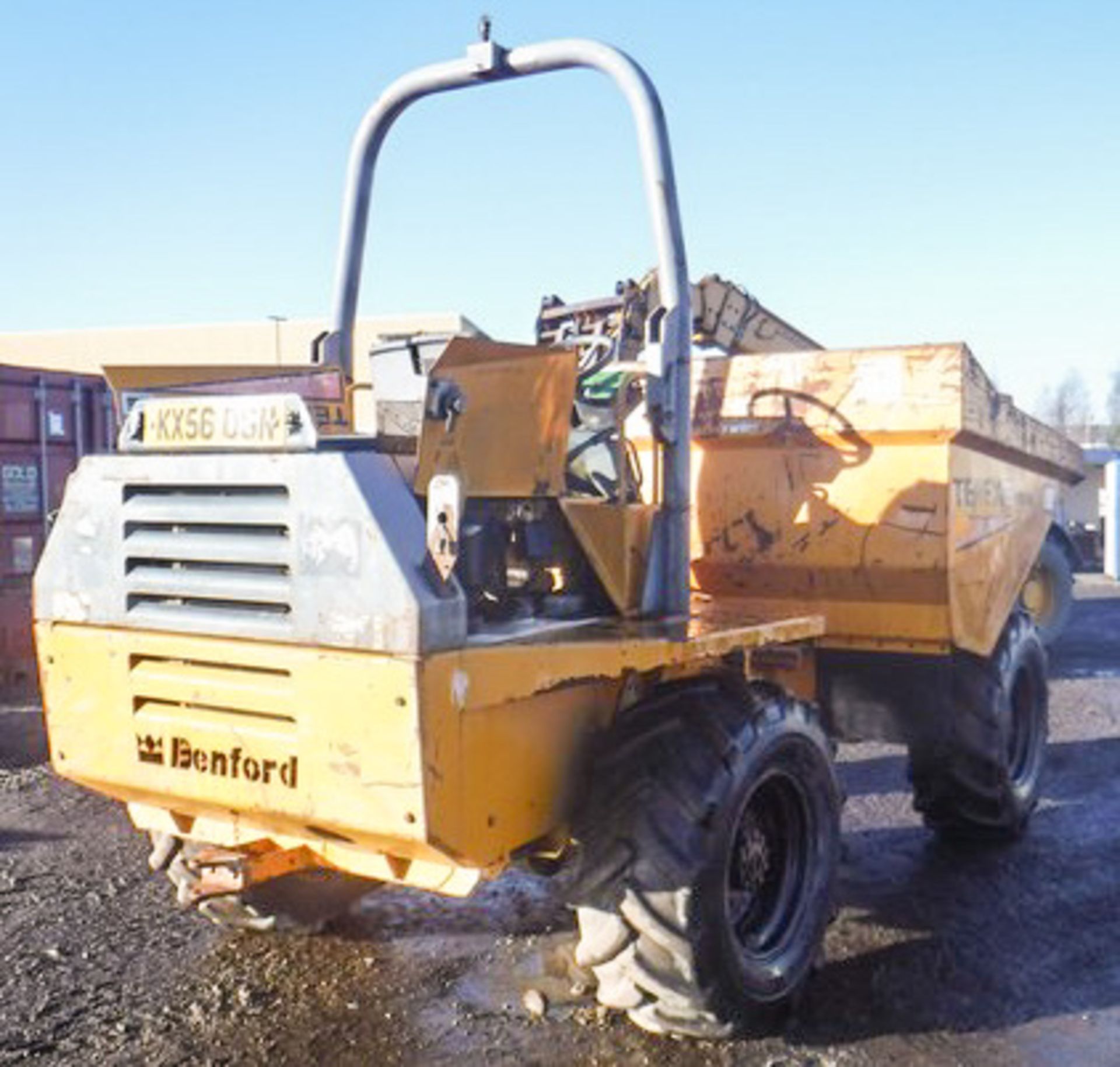 2004 TEREX PT6000, 6 TON STRAIGHT SKIP DUMPER, REG NO - KX56OGN, S/N - E406EM491, 3002HRS ON CLOCK N - Image 5 of 5