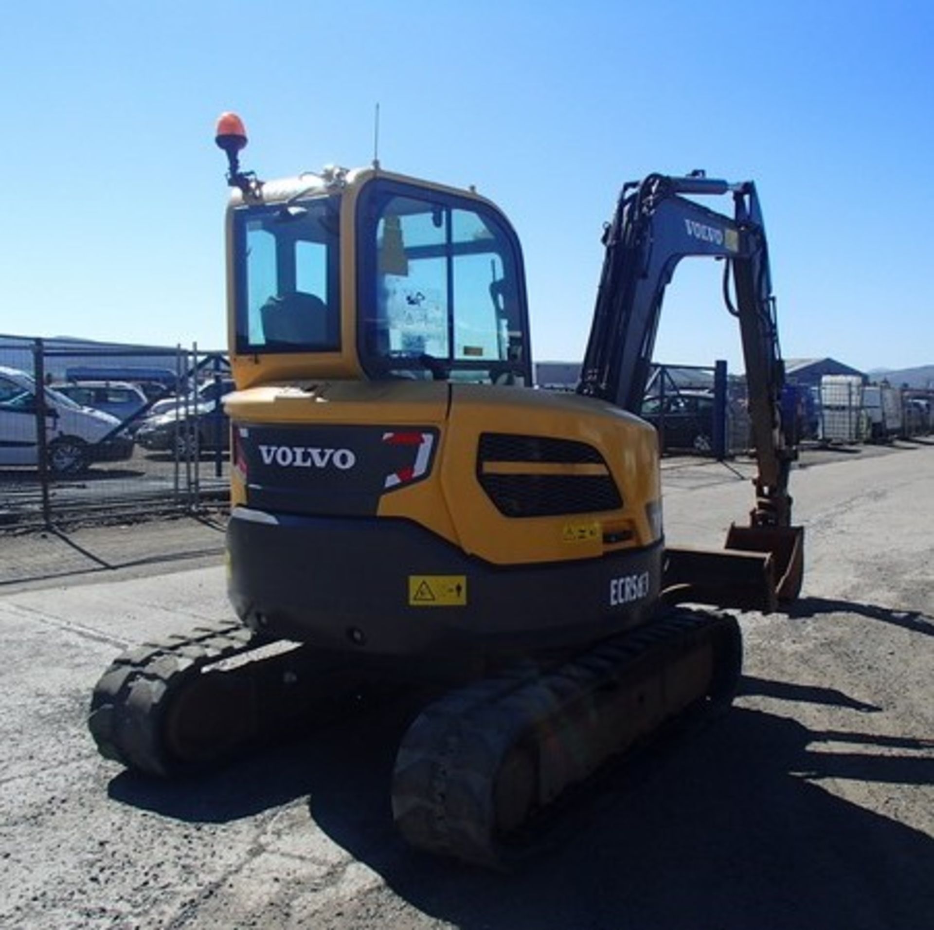 2013 VOLVO EDR58D. S/N VCEOOC58J00280134C/W RUBBER TRACKS, PIPED FOR HAMMER 1 BUCKET, 3989HRS (NOT V - Image 16 of 21