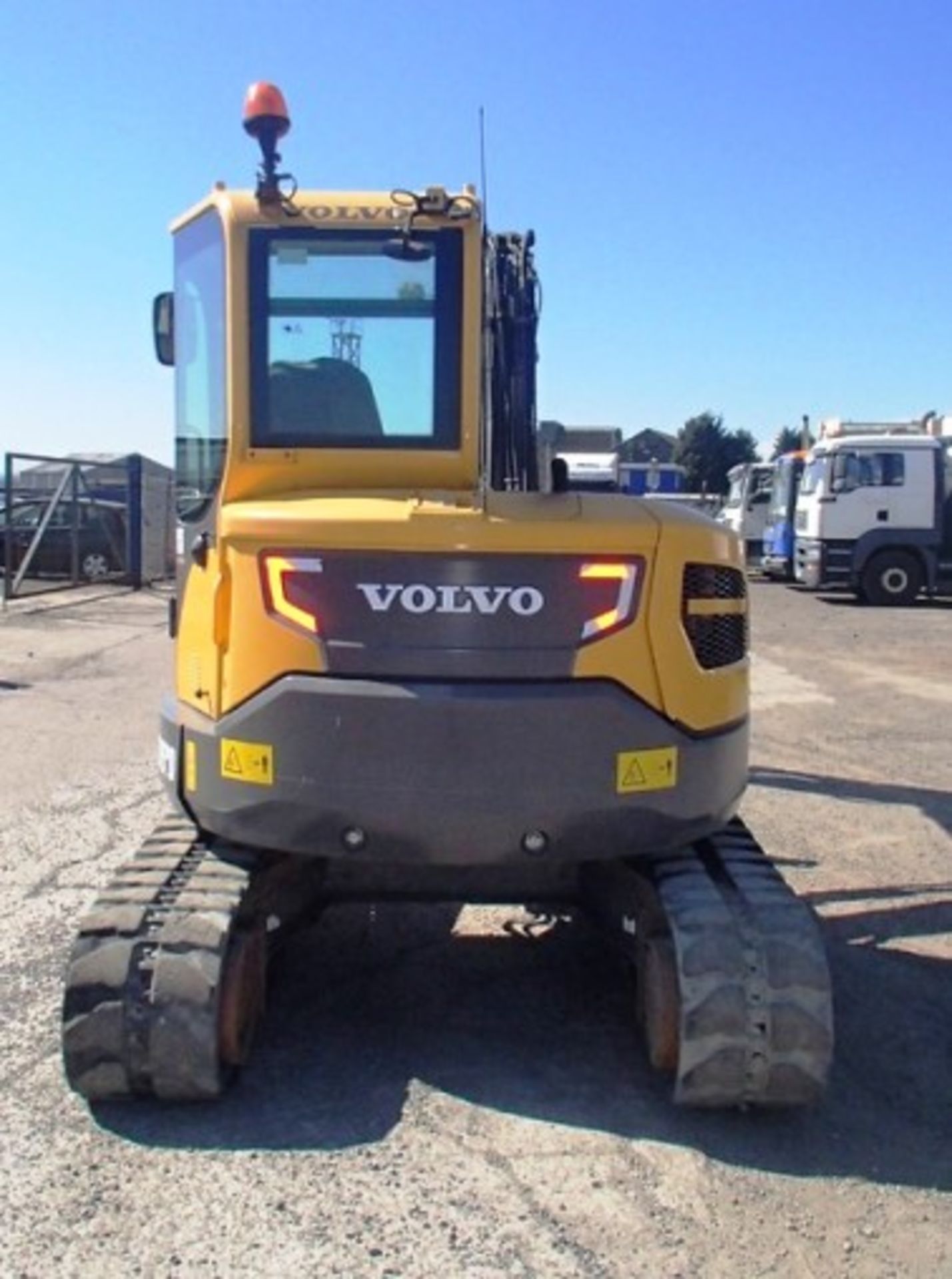 2013 VOLVO EDR58D. S/N VCEOOC58J00280134C/W RUBBER TRACKS, PIPED FOR HAMMER 1 BUCKET, 3989HRS (NOT V - Image 17 of 21