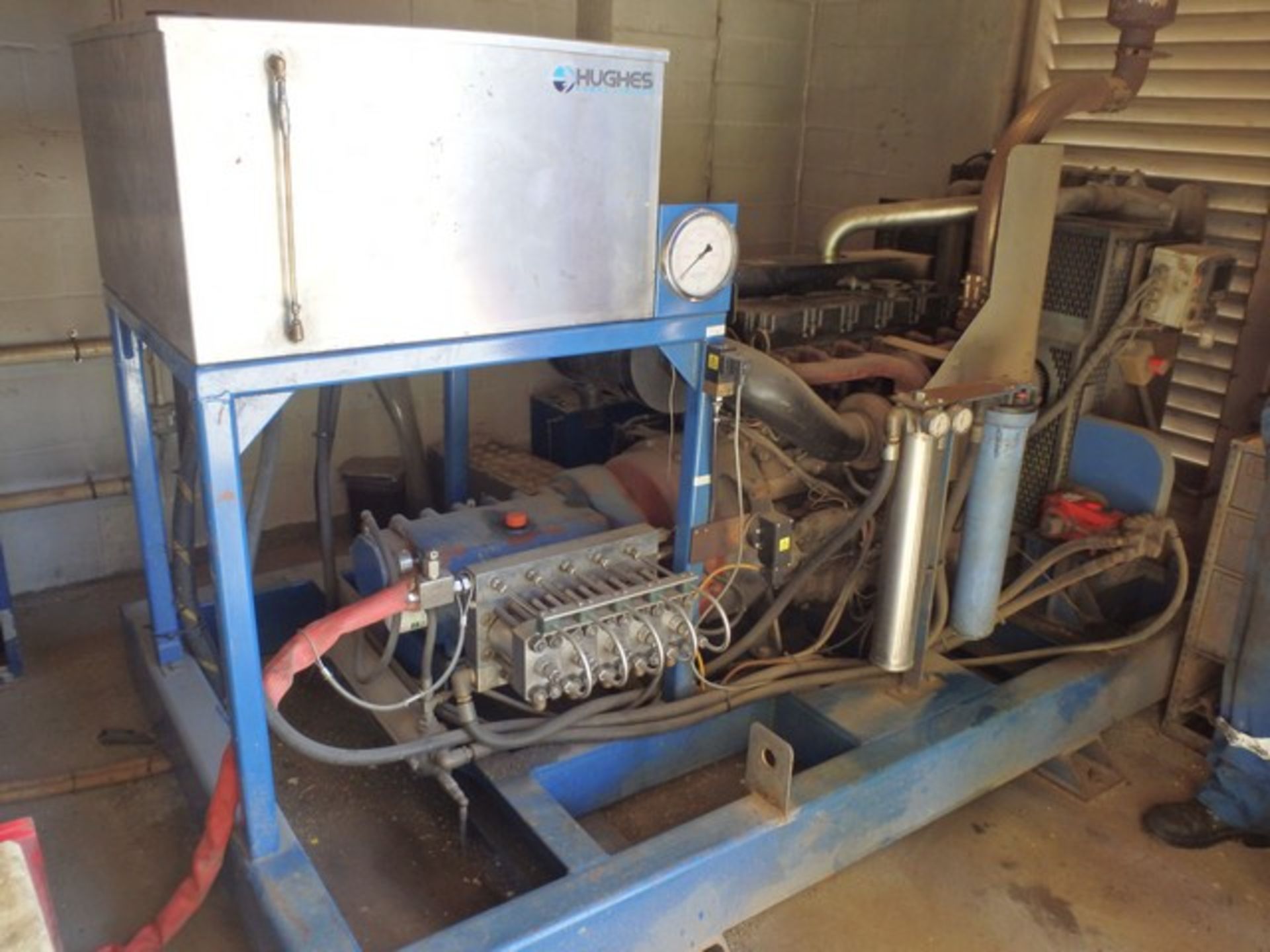 HUGHES ULTRABAR 24DS-0 (DIESEL SKID OPEN) ULTRA HIGH PRESSURE WATER JETTING UNIT, OPERATING PRESSURE - Image 3 of 14