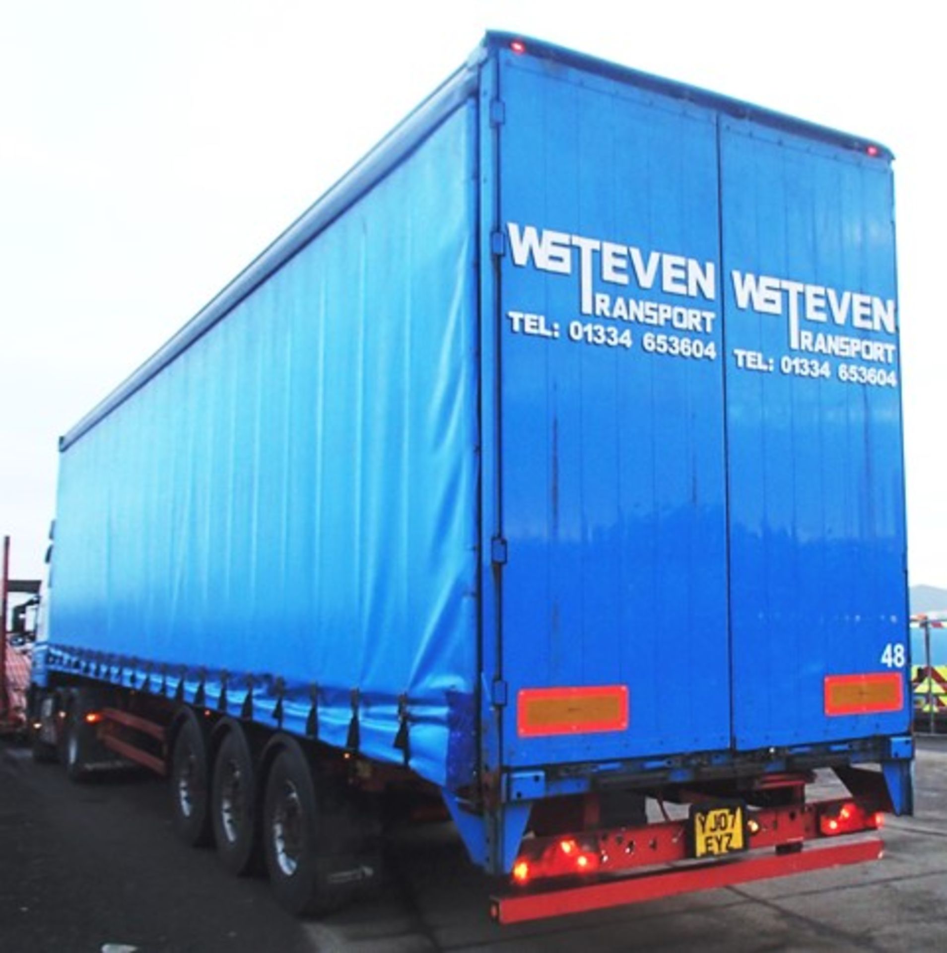 2006 SCHMITZ CURTAINSIDER WSMS6980000753800.39000 KGV SN C225341. MOT JANUARY 2018. PLATING CERTIFI - Image 4 of 5