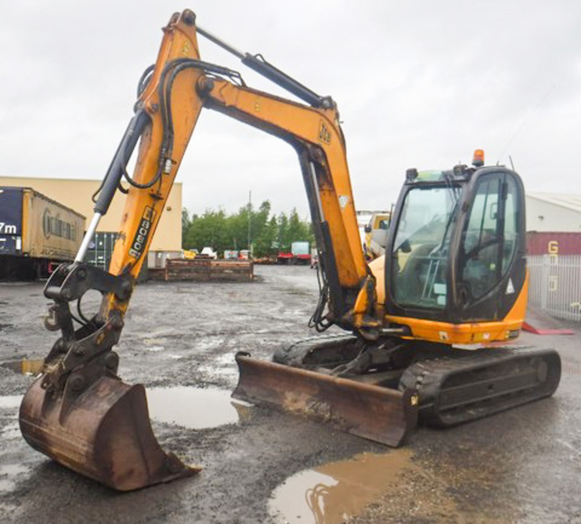 2008 - JCB 80802TS, REG SV58EFO, S/N - JCB08080A81442775, 1 BUCKET, ON RUBBER TRACKS, DISPLAY INOP