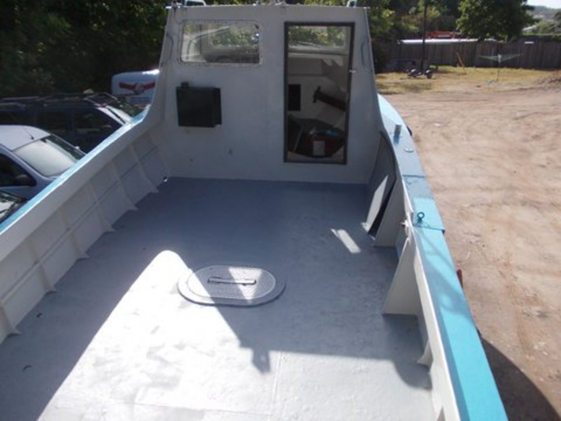 28FT (APPROX) STEEL WORK BOAT, VOLVO TMD41B ENGINE ON STERN LEG** 10% BUYERS PREMIUM **** SOLD FROM - Bild 8 aus 9