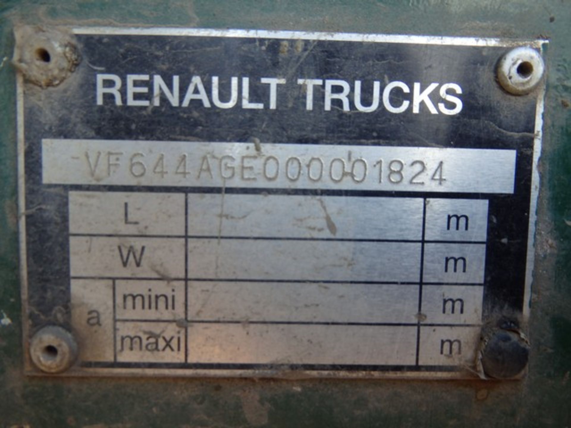 RENAULT MODEL MIDLUM 44AGE10 - 4764cc - Image 16 of 19