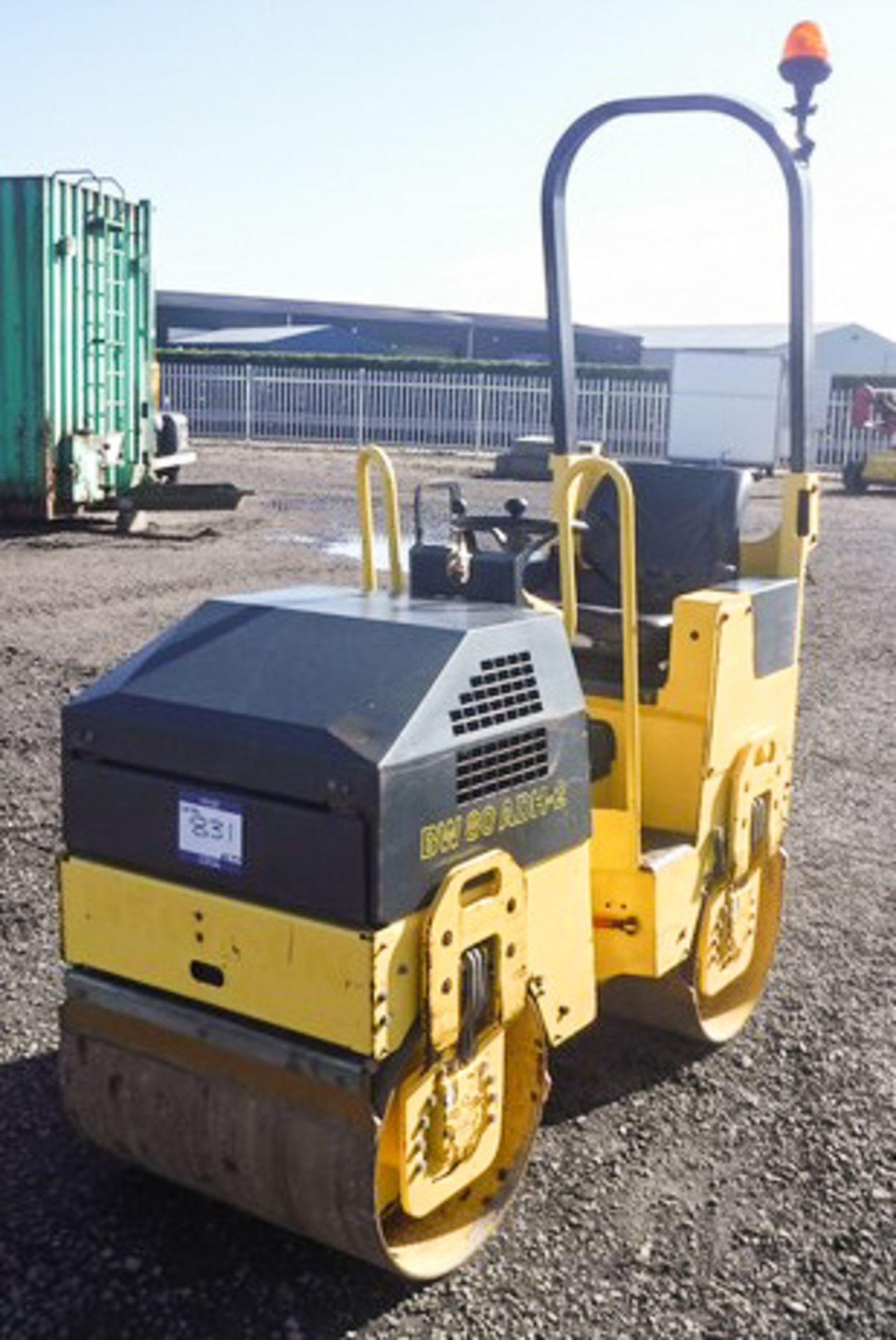 2005 BOMAG 80 ROLLER, S/N - 101460425836, GVW (TONNES) 1620, REG - Q108 SBA, 61099 HRS (NOT VERIFIE