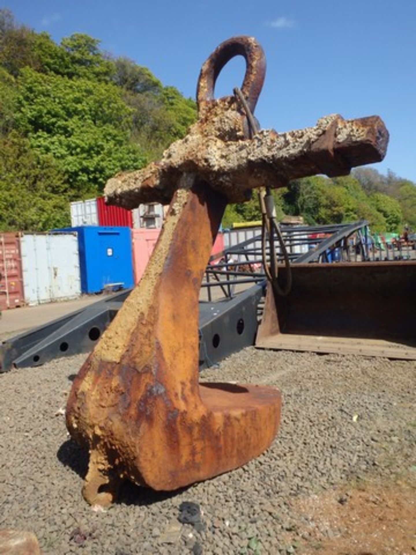1 LARGE SHIPS ANCHOR*** SOLD FROM & VIEWED FROM BRIGGS MARINE, BURNTISLAND, VIEWING BY APPOINTMENT * - Image 2 of 2