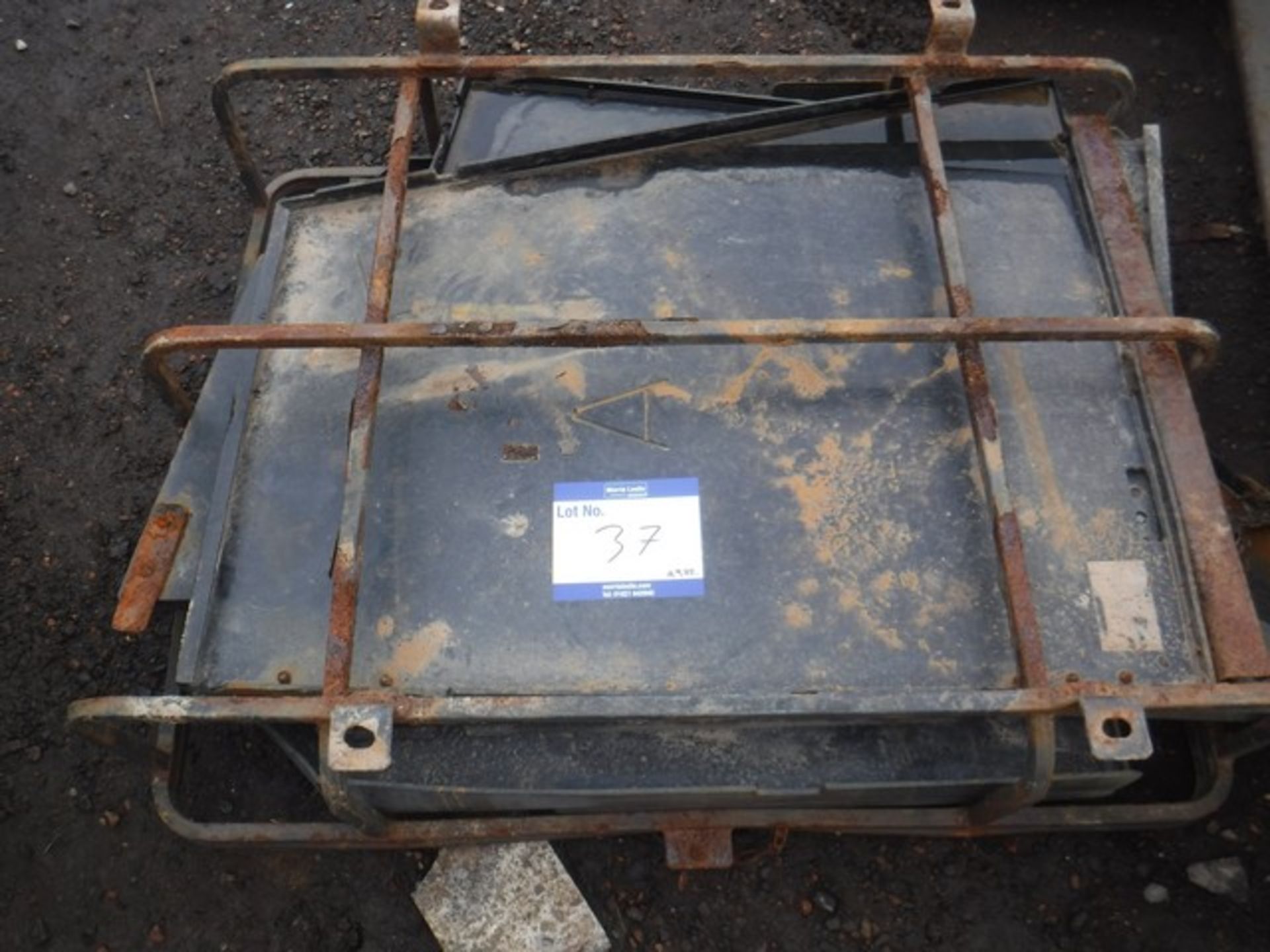 VANDAL GUARDS IN HOLDING CRATE TO SUIT 14T EXCAVATOR