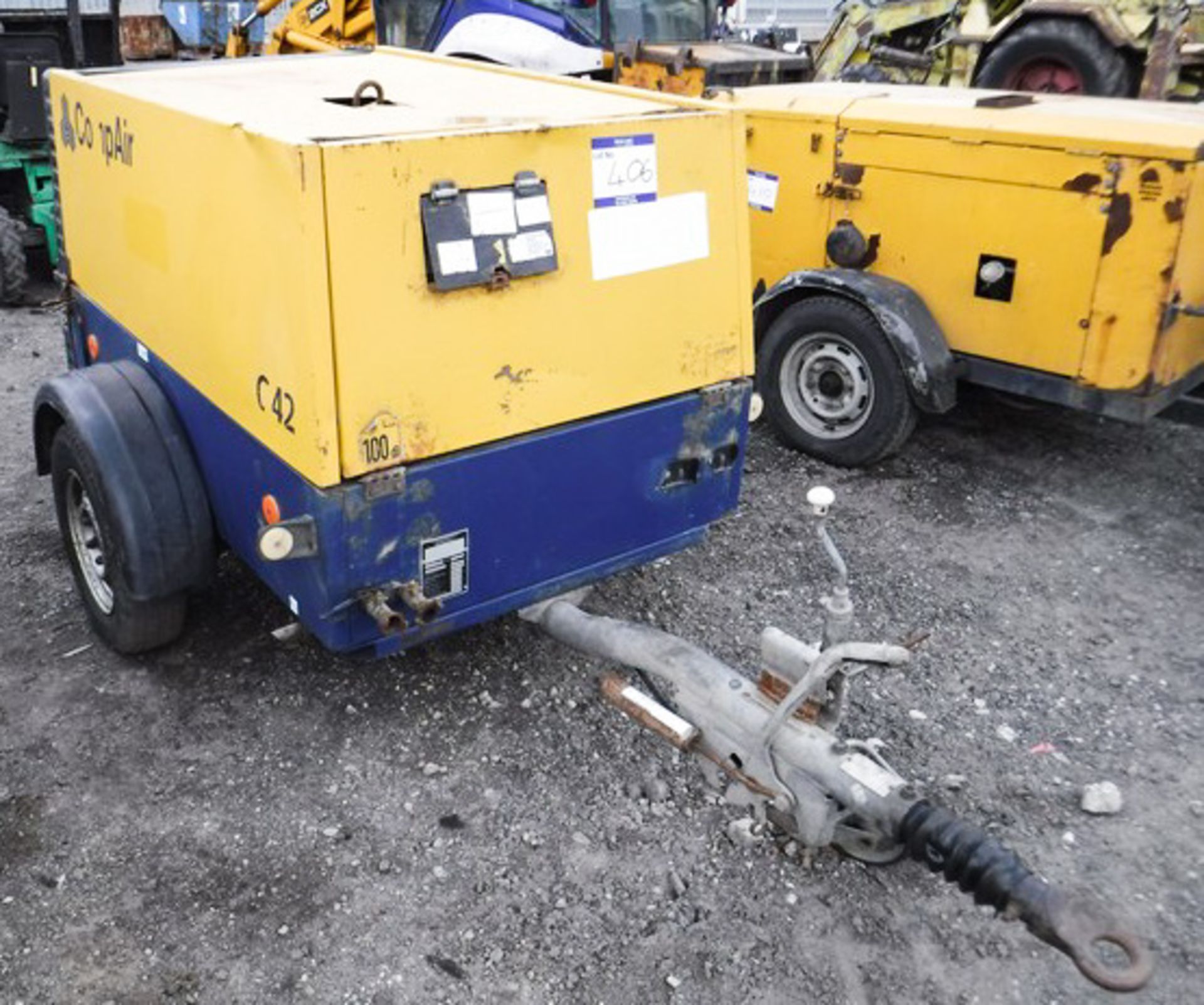 2004 COMPAIR C4C COMPRESSOR, MODEL TYPE DCT0404 2973HRS (NOT VERIFIED)