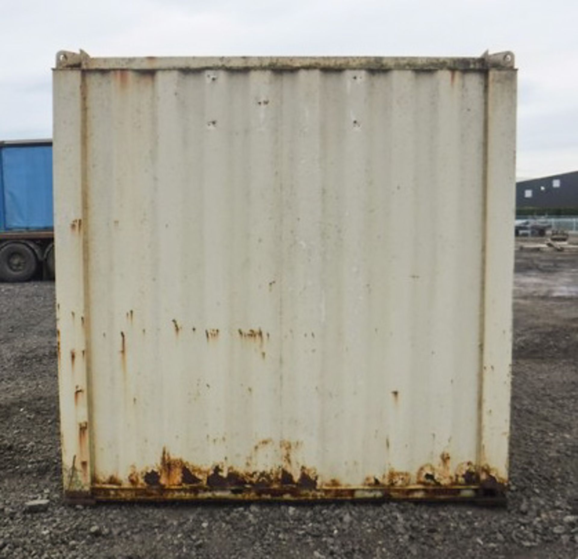 USED 20 X 8 STORAGE CONTAINER, LIFTING EYES, NO FORKLIFT POCKETS, NO KEY, S/N SS2280 - Image 3 of 4