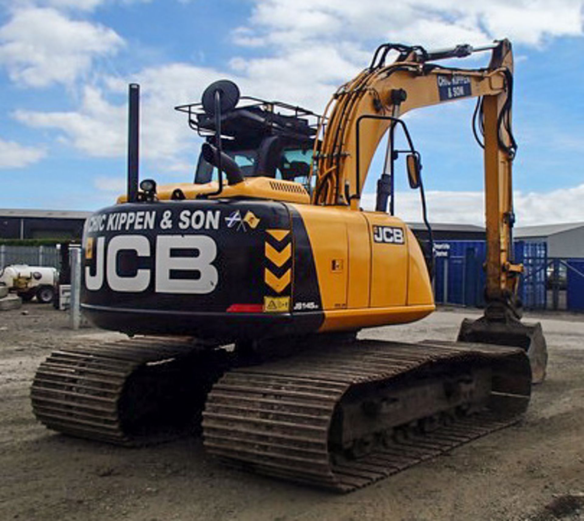 2014 JCB 145HD WIDESPREAD, S/N JCBJS14EV02307404, 1875HRS (NOT VERIFIED) C/W 2 SETS OF TRACKS STANDA - Image 5 of 35