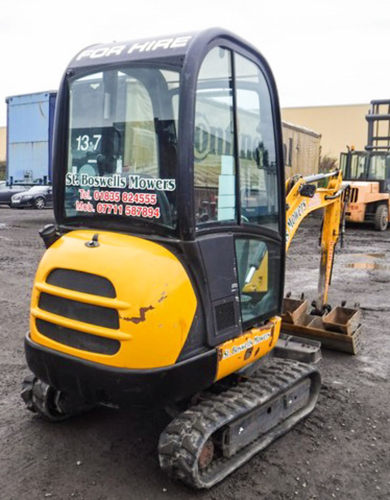 2012 JCB 8018, 1850HRS (NOT VERIFIED) C/W CHIPPED KEY & 3 BUCKETS - Image 18 of 22