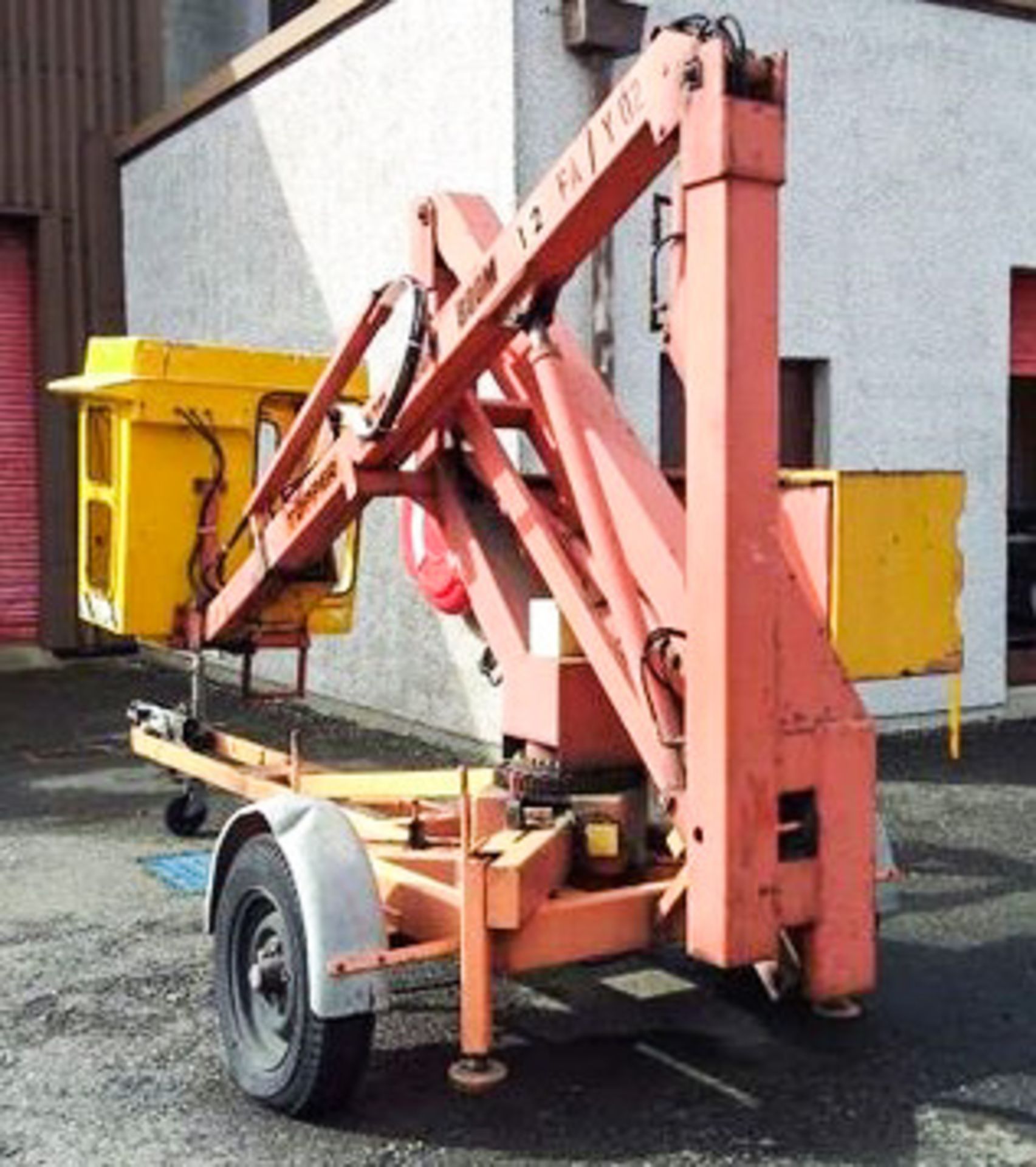 TOPPER CHERRY PICKER, MODEL ROIJ100MBOOM121HP, CAPACITY 180KGS, ASSET NO 747-4324 - Image 4 of 8