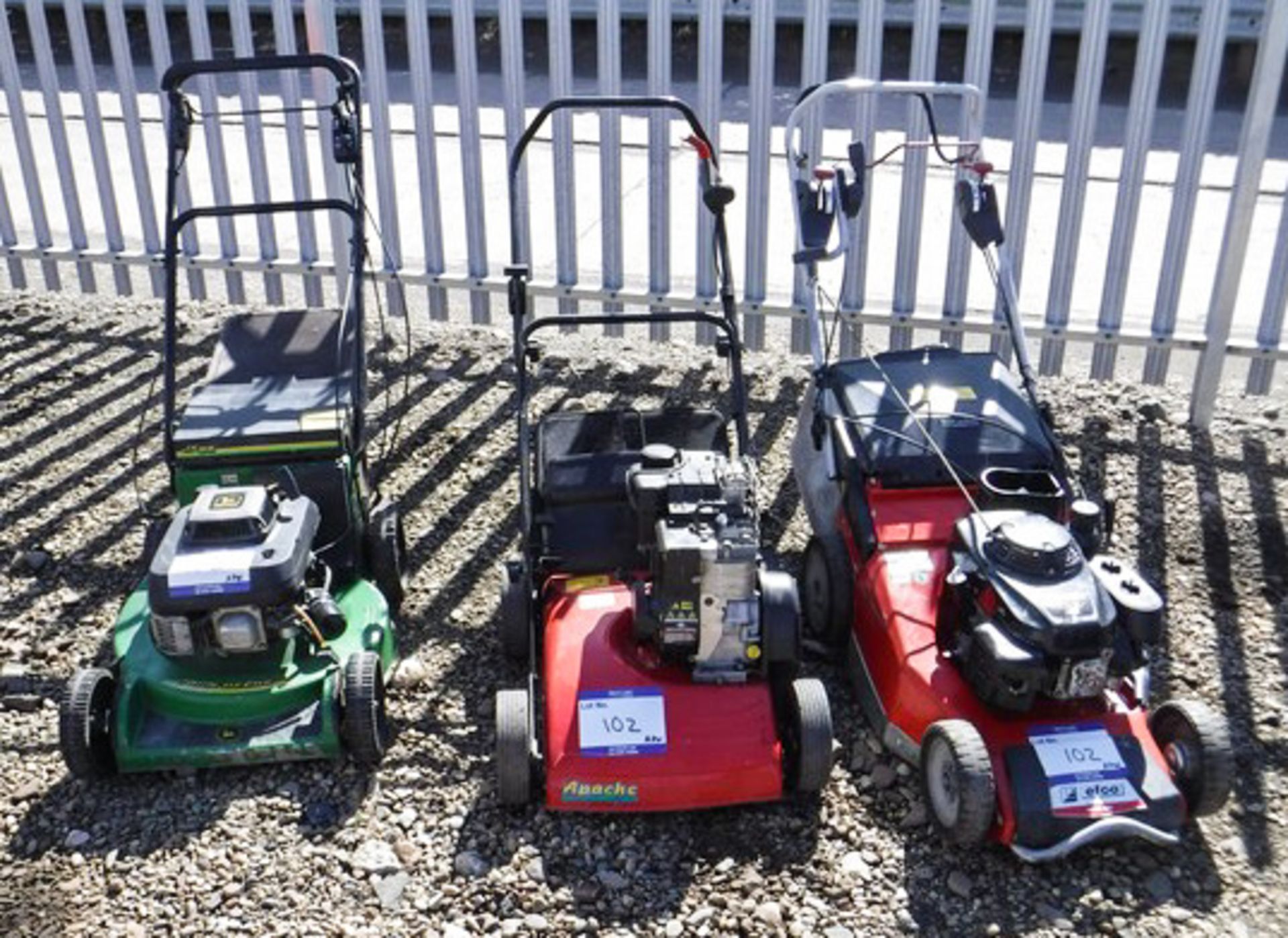 APACHE SCARIFIER, UNUSED 20" TINES, JD 21" JX85, EFCO 21" & HONDA 42" ROUGH CUT COMMERCIAL MOWERS - Image 5 of 5