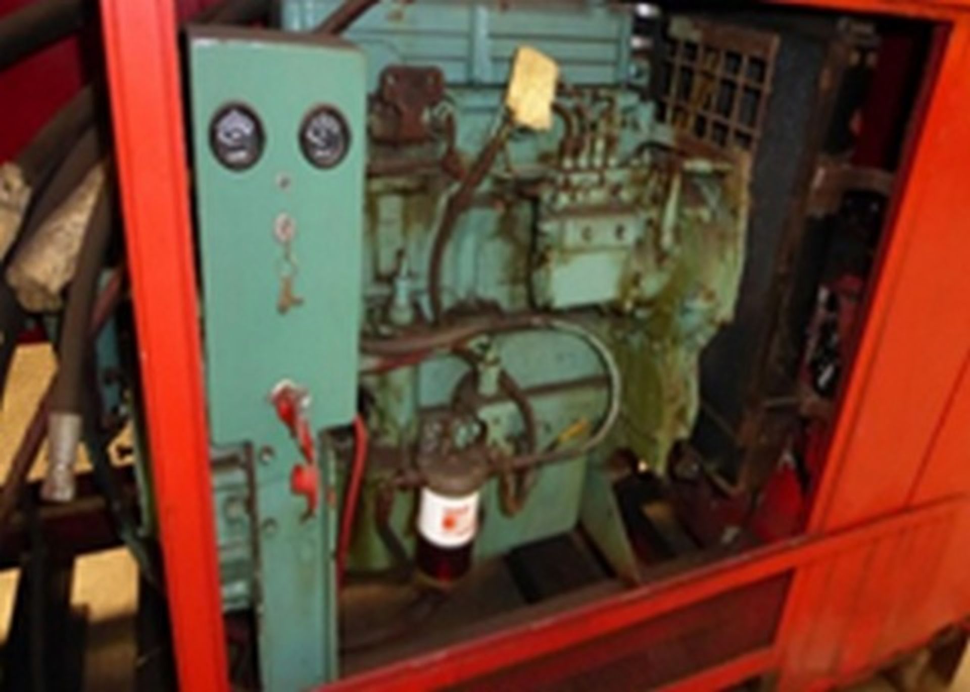 SELF CONTAINED HYDRAULIC POWER PACK, 4 CYLINDER DIESEL FORD ENGINE. STARTER MOTOR, HYDRAULIC PUMP &