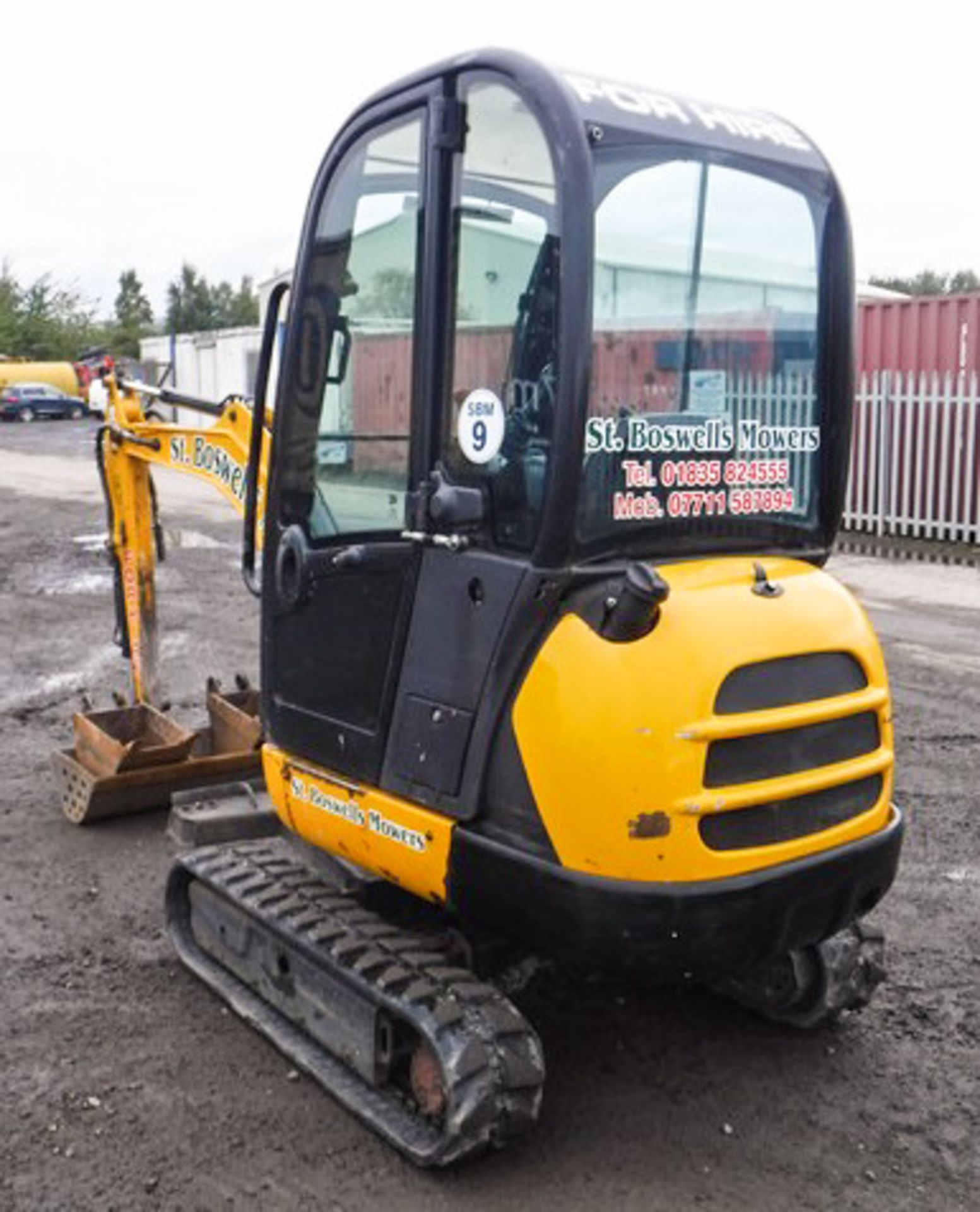 2012 JCB 8018, 1850HRS (NOT VERIFIED) C/W CHIPPED KEY & 3 BUCKETS - Image 20 of 22