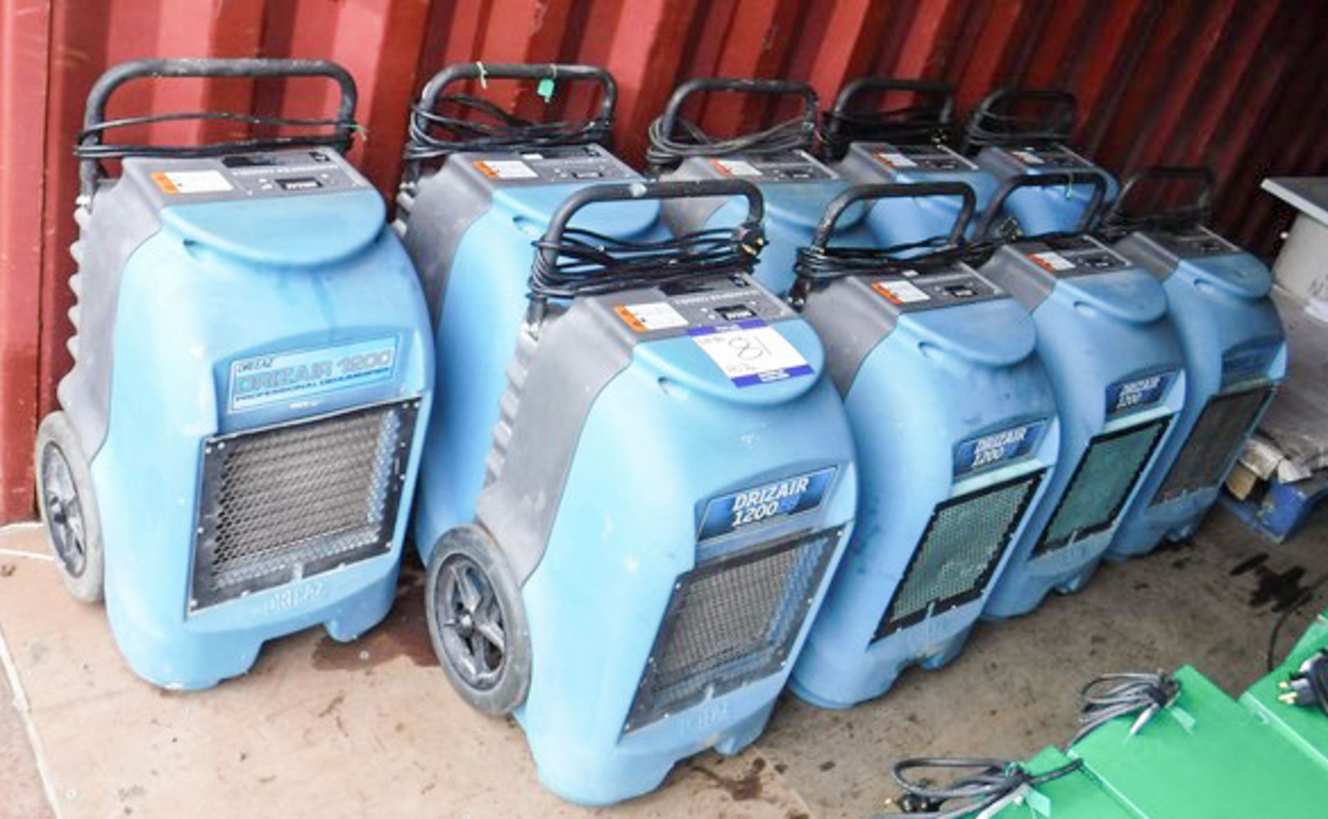 9 x DRIZAIR 1200 DEHUMIDIFIERS