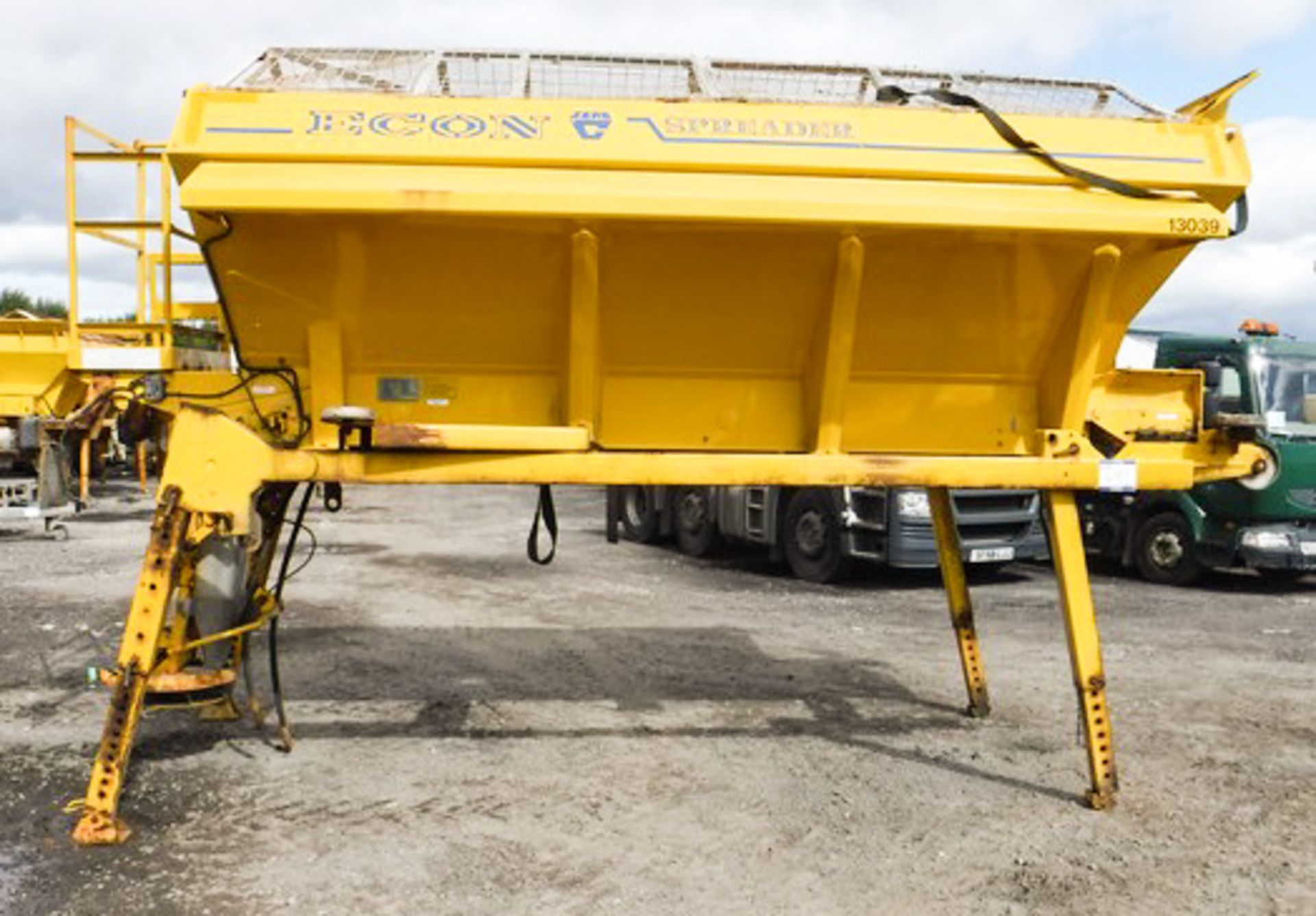 2012 ECON DEMOUNTABLE SALT SPREADER, MODEL WZCOVJ46, S/N 40291, ASSET NO 13039 - Image 2 of 7