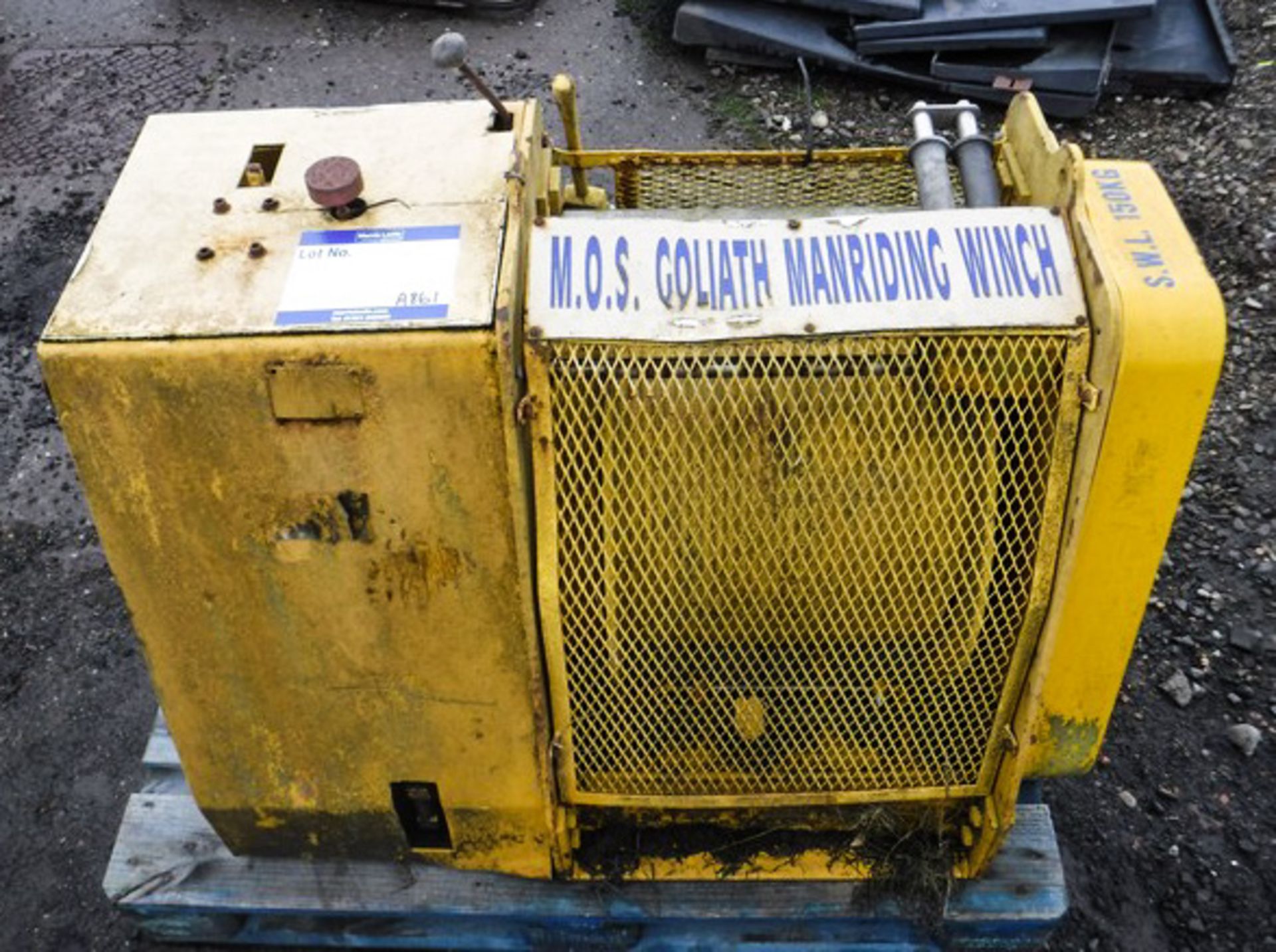 MAN RIDING WINCH