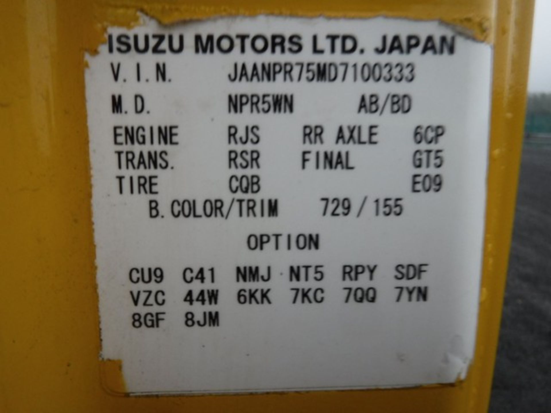ISUZU TRUCKS MODEL FORWARD N75.190 AUTO - 5193cc - Image 13 of 21