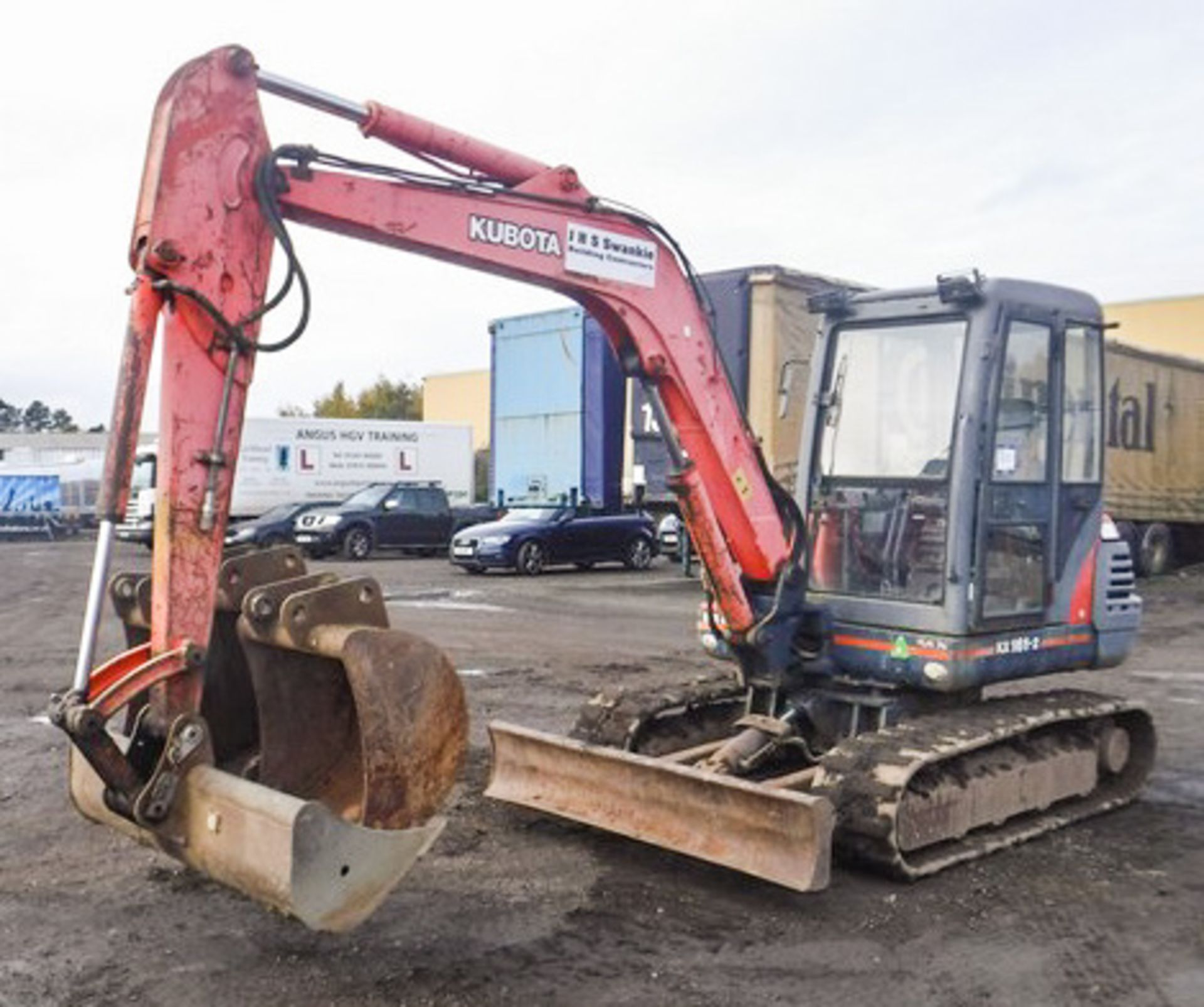 2002 KUBOTA KX 161-2, S/N 0009951, 5562HRS (NOT VERIFIED), C/W 3 BUCKETS & 1 DITCHING BUCKET