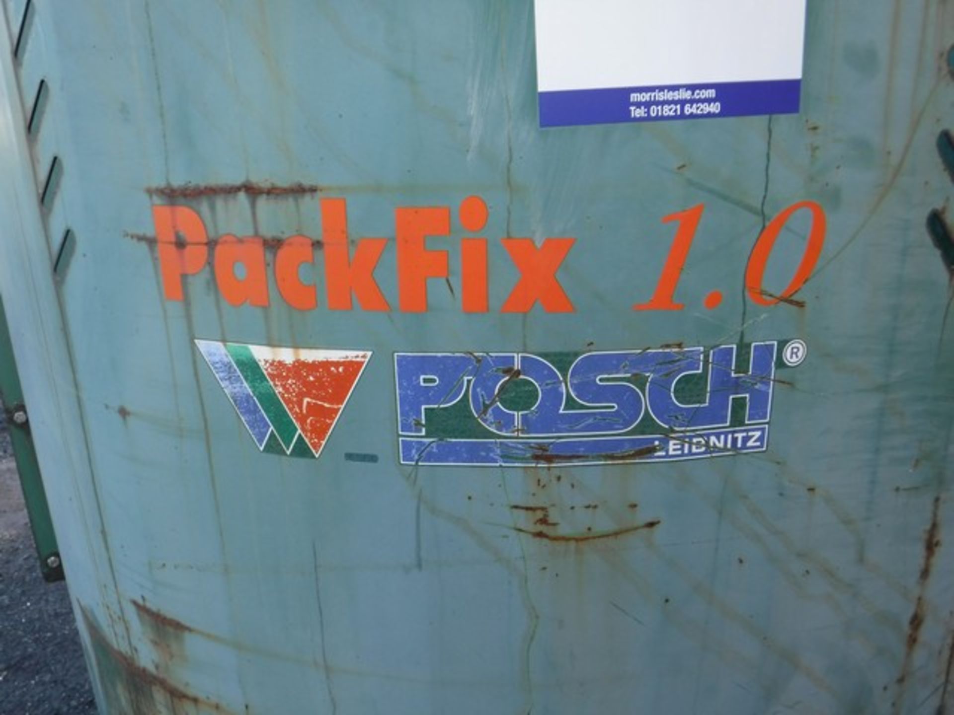 POSCH PACKFIX 1.0-230VSIN, ART NR - M7310, S/N 0804082F (CHRISTMAS TREE PACKER) OPERATORS MANUAL IN - Image 8 of 8