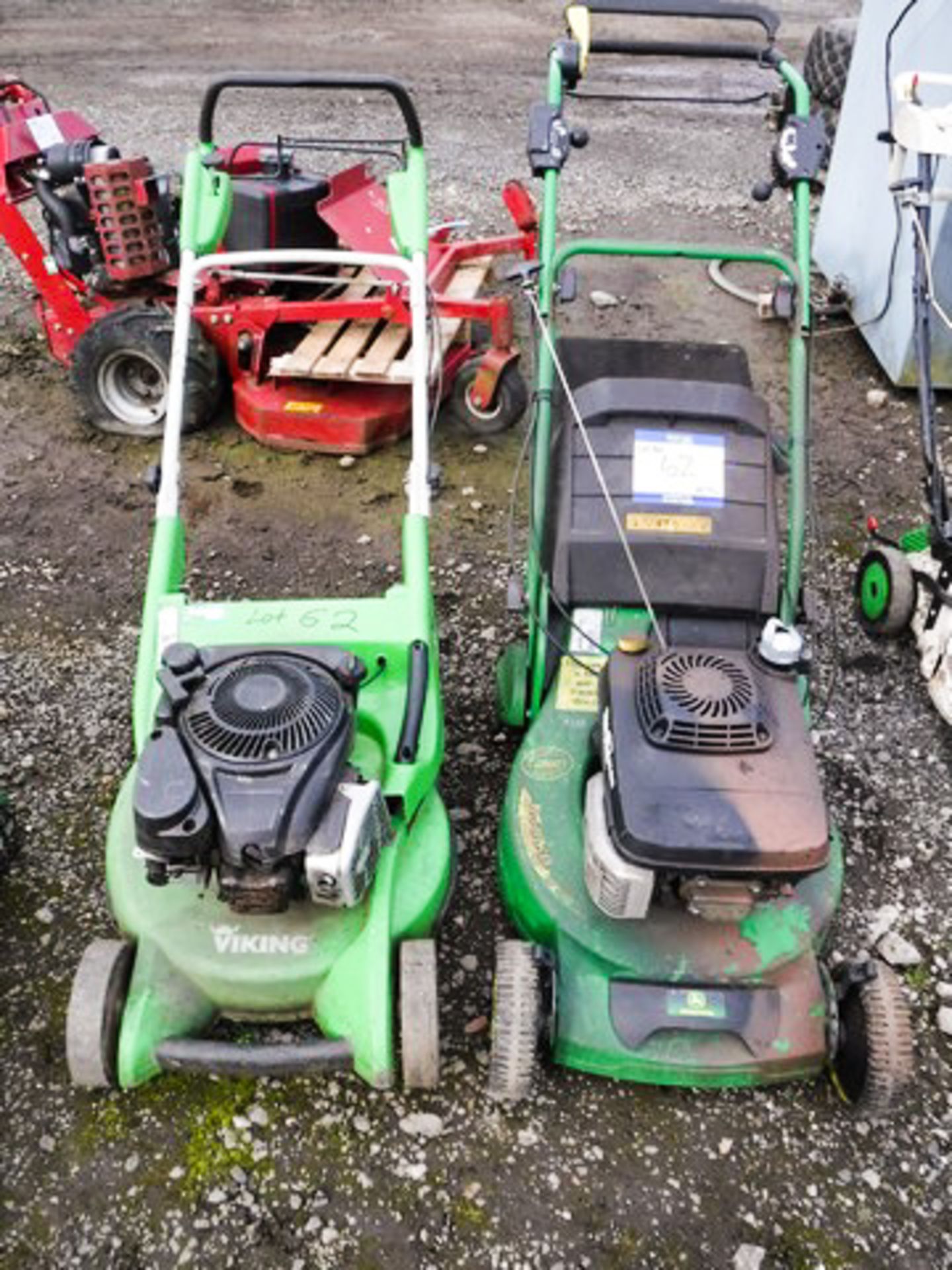 JOHN DEERE R54RKB PETROL MOWER & VIKING PETROL MOWER