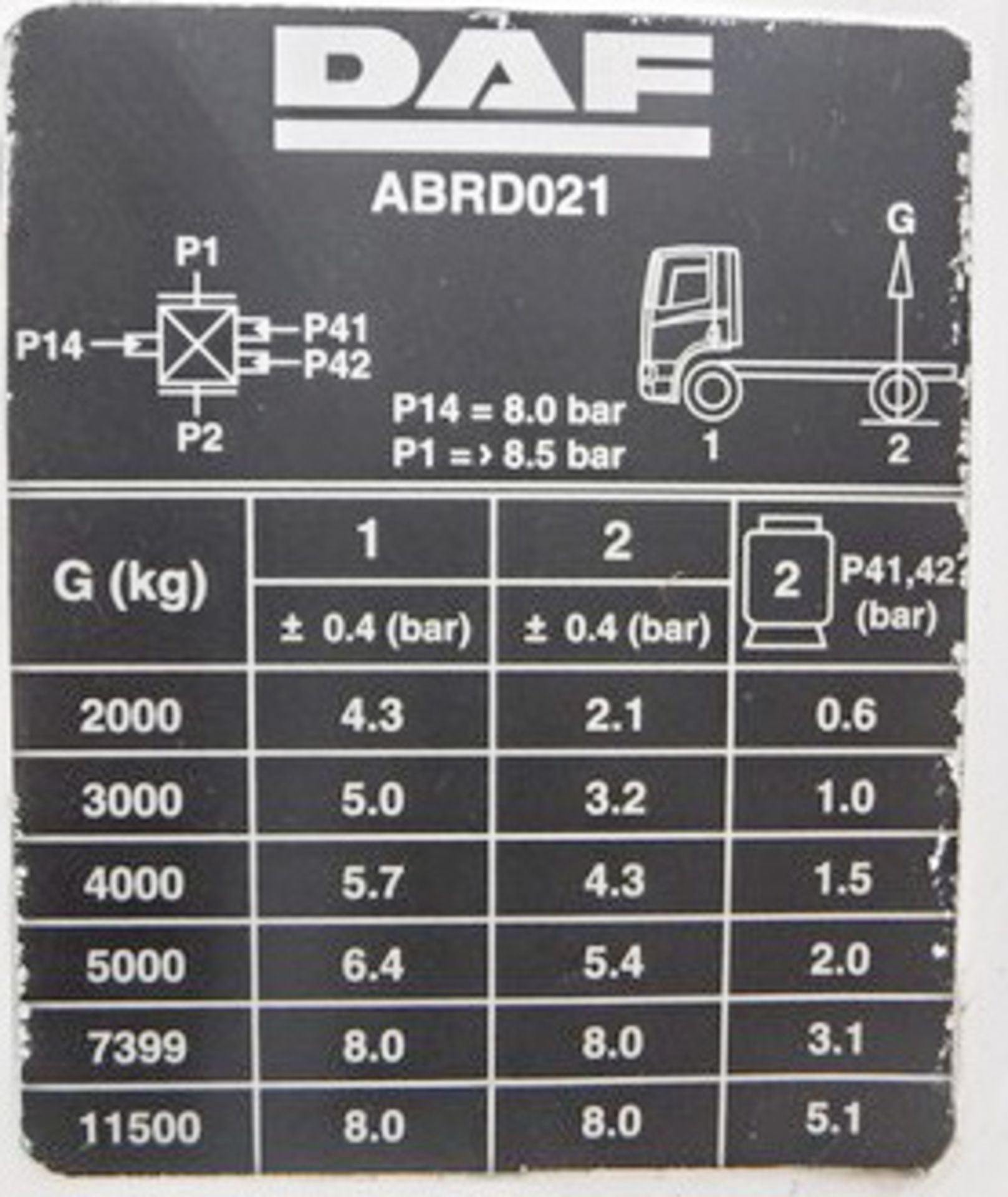 DAF TRUCKS MODEL FA CF65.220 - 5880cc - Image 11 of 34