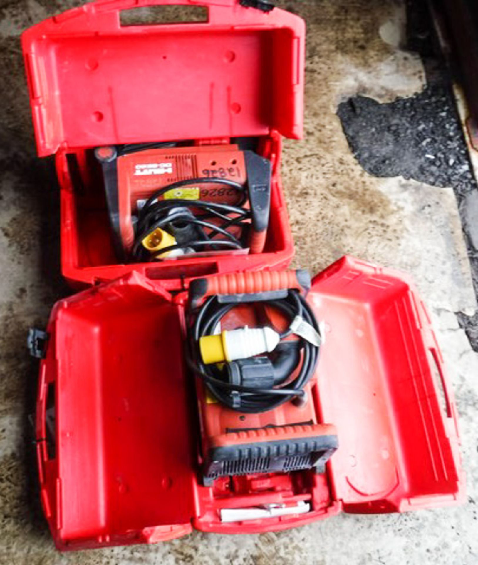 2 X HILTI WALL CHARGERS