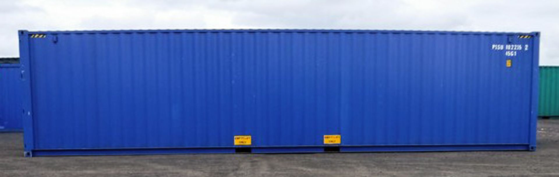 NEW ONE TRIP HIGH CUBE 40' X 8' X 9'6" SHIPPING CONTAINER, C/W FORK POCKETS, LIFTING POINTS & LOCK B - Image 3 of 9