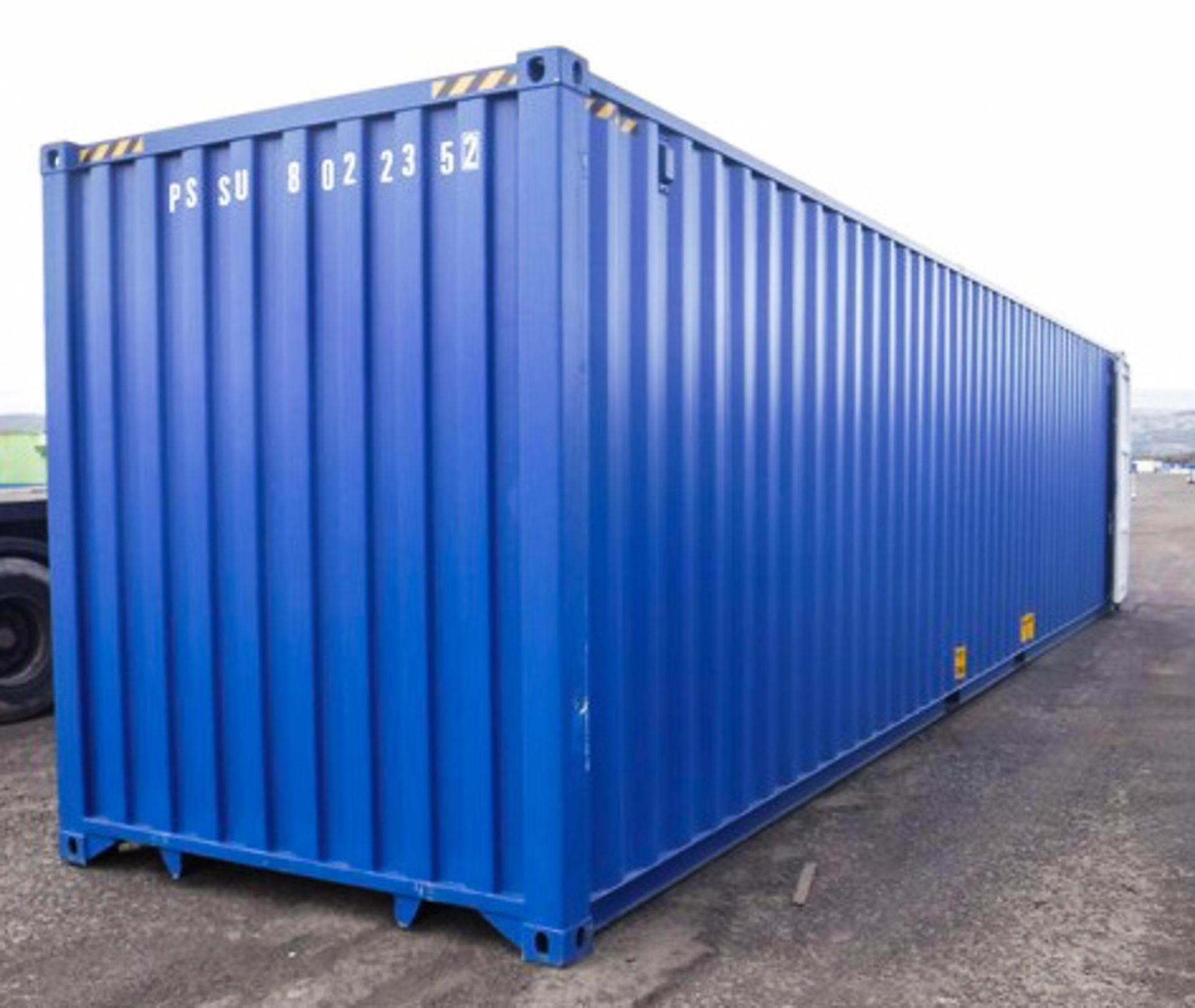 NEW ONE TRIP HIGH CUBE 40' X 8' X 9'6" SHIPPING CONTAINER, C/W FORK POCKETS, LIFTING POINTS & LOCK B - Image 9 of 9