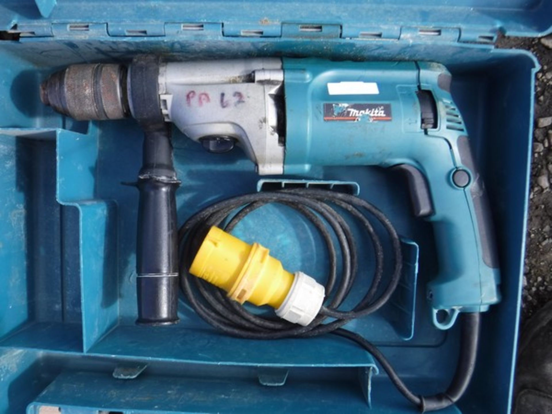 HONDA PETROL GENERATOR, MAKITA RIP SAW, YELLOW PUMP, MAKITA JIGSAW, 110V HAMMER DRILL, 110V NAIL GUN - Image 8 of 8