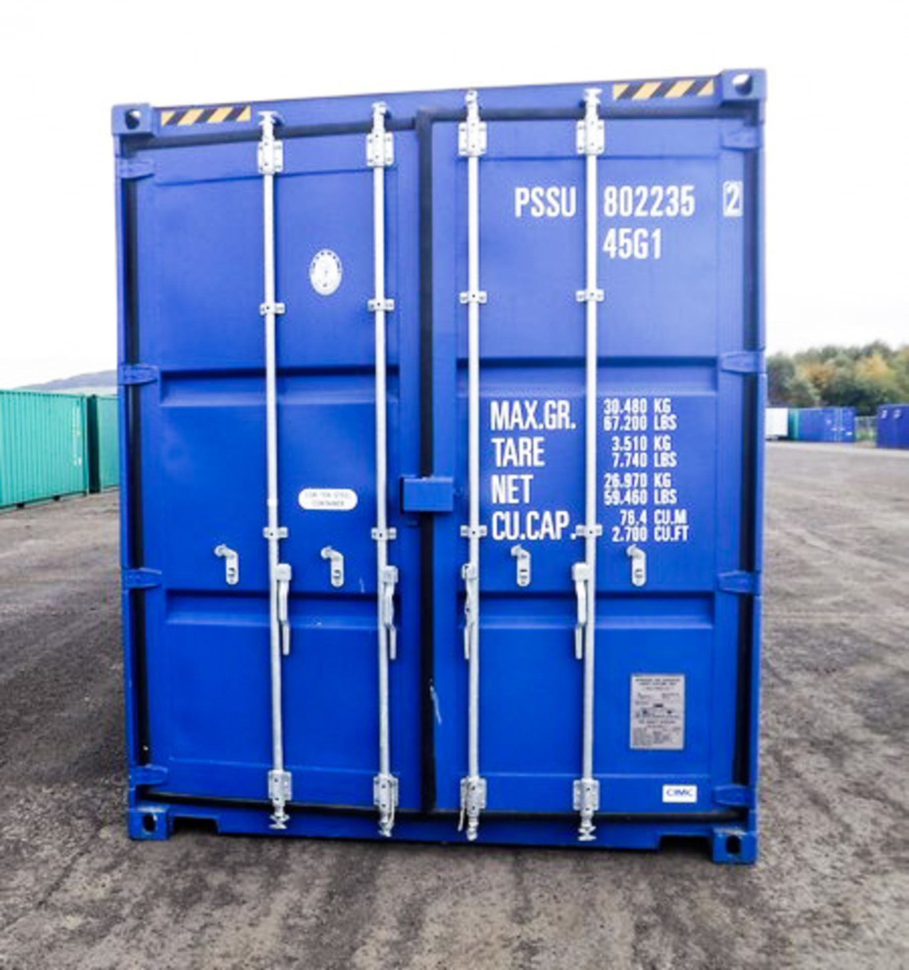 NEW ONE TRIP HIGH CUBE 40' X 8' X 9'6" SHIPPING CONTAINER, C/W FORK POCKETS, LIFTING POINTS & LOCK B - Image 6 of 9