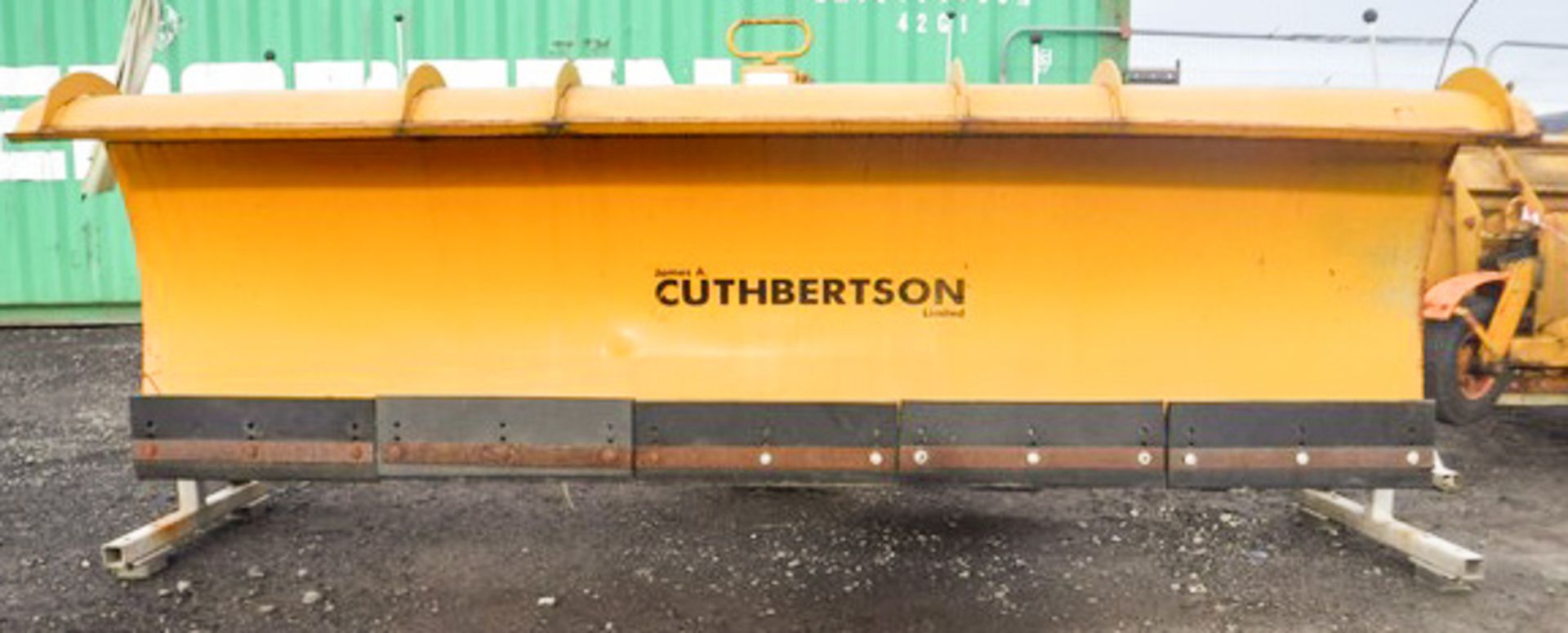 10FT X 4FT CUTHBERTSON SNOW PLOUGH BLADE, LORRY MOUNTED, S/N 44/06, ASSET 3237