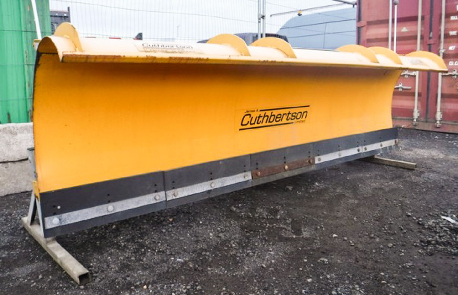10FT X 5FT CUTHBERTSON SNOW PLOUGH BLADE, LORRY MOUNTED, S/N 61/11