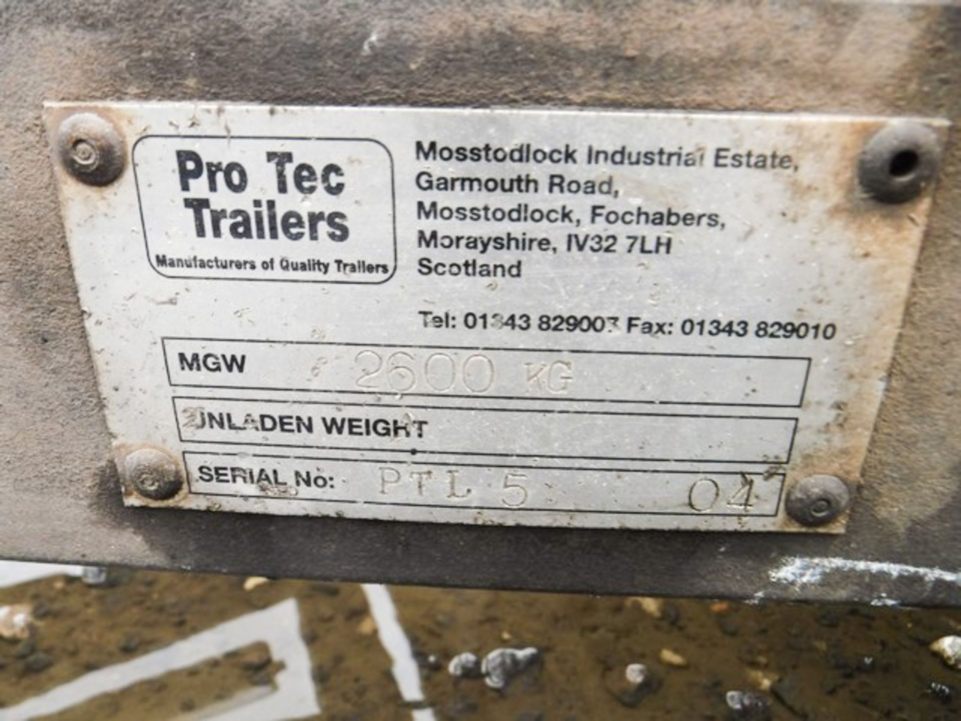 PRO TEC LOW LOAD TRAILER - Image 5 of 5