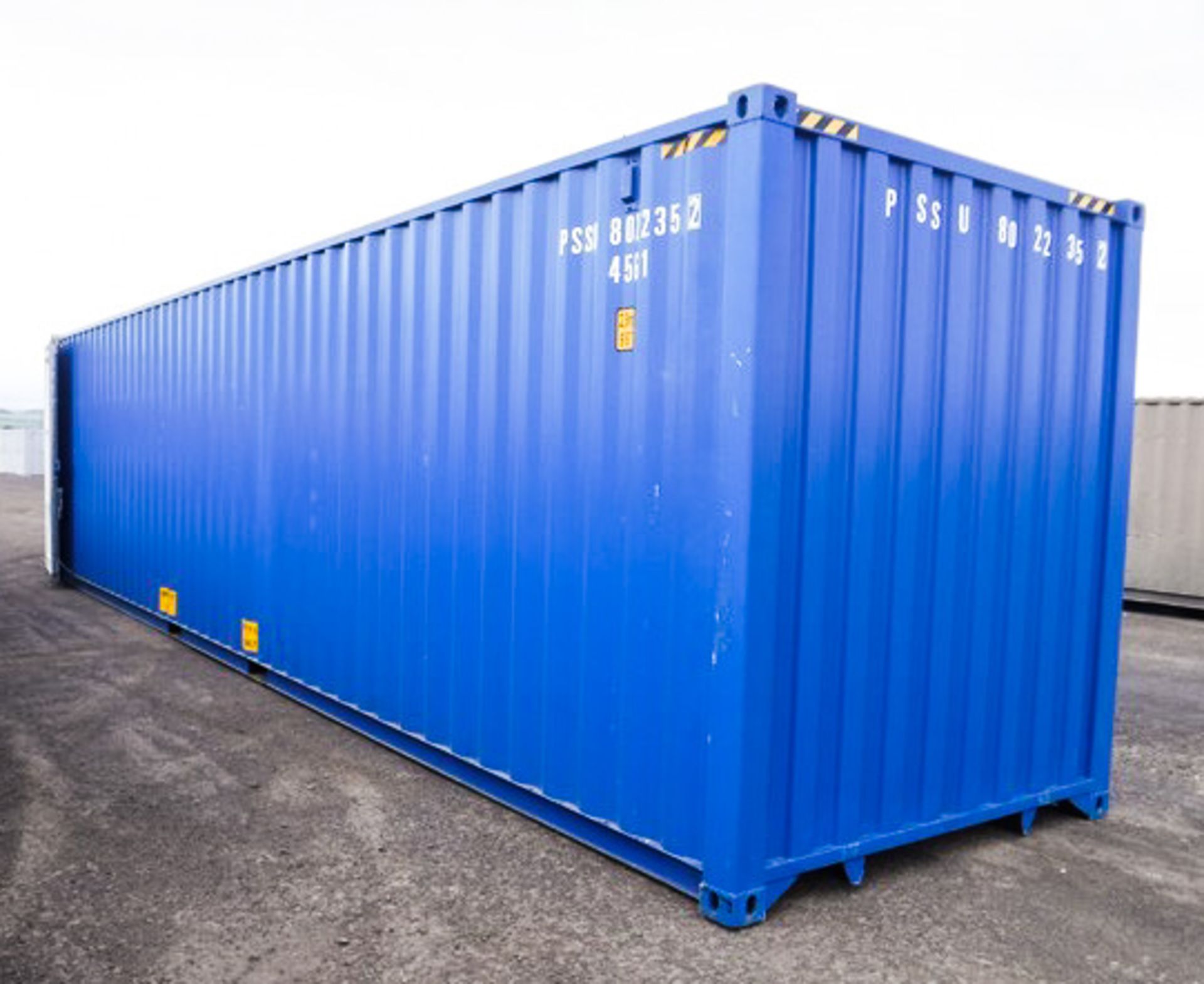 NEW ONE TRIP HIGH CUBE 40' X 8' X 9'6" SHIPPING CONTAINER, C/W FORK POCKETS, LIFTING POINTS & LOCK B