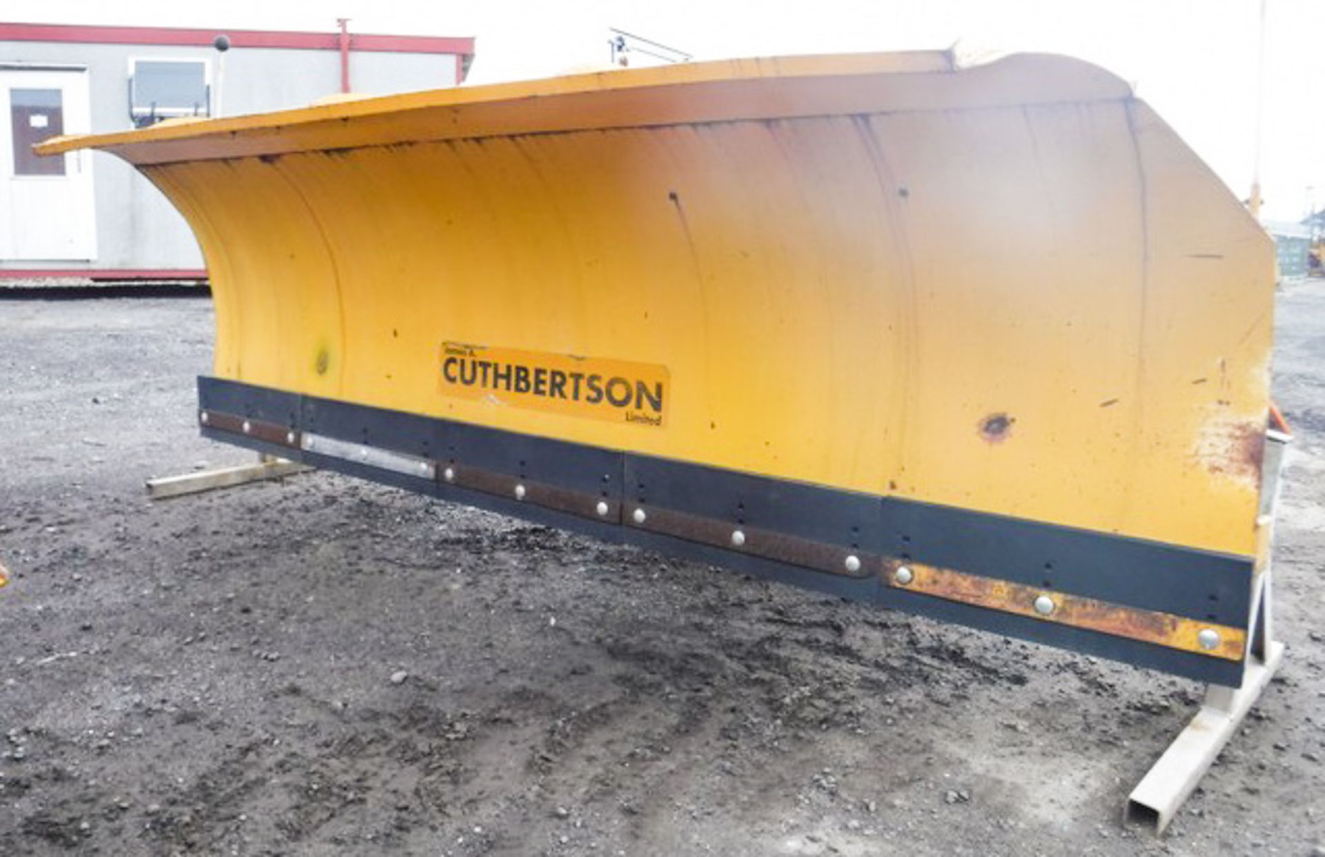 10FT X 4FT CUTHBERTSON SNOW PLOUGH BLADE, LORRY MOUNTED, S/N 60/02
