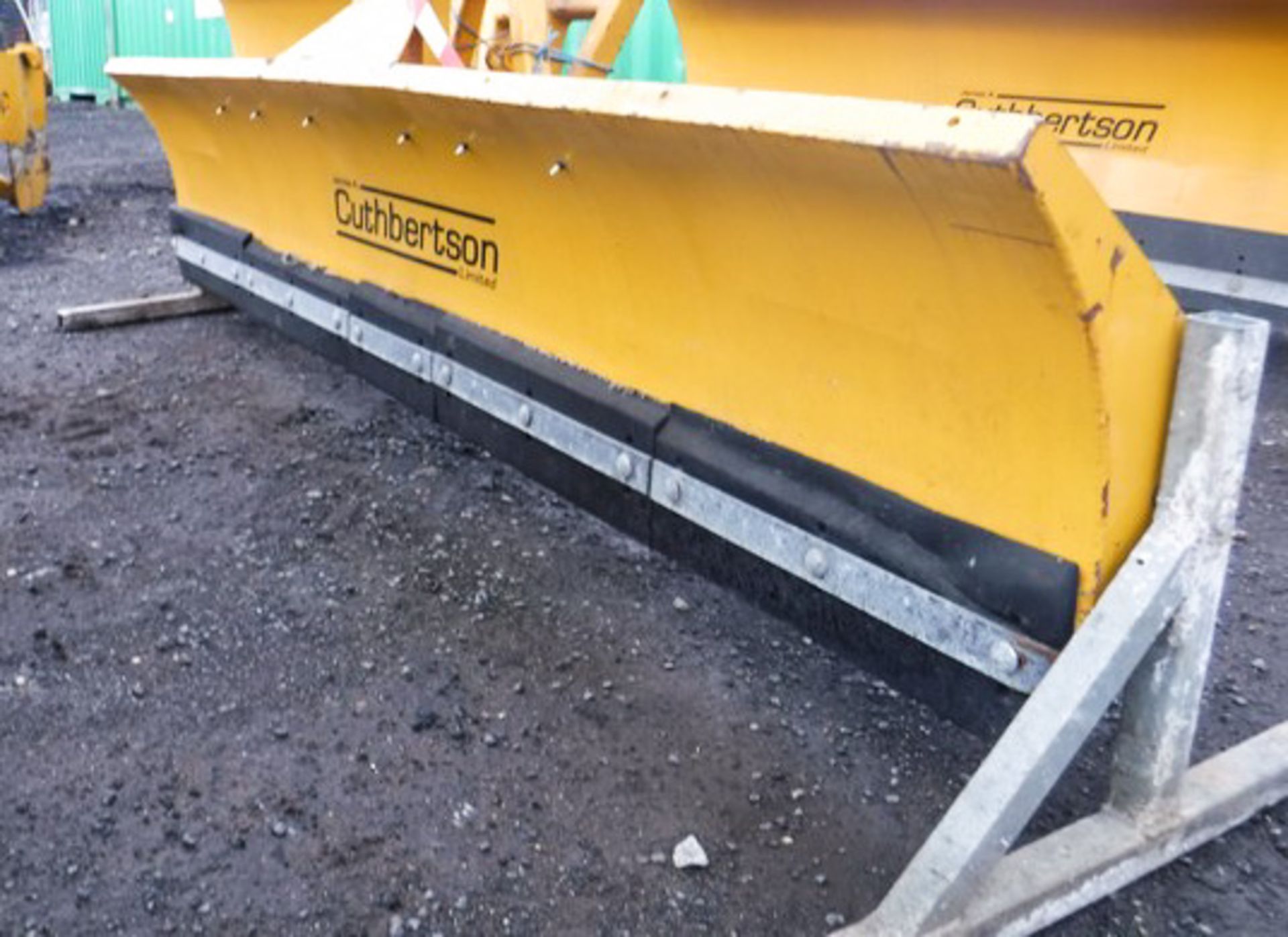 10FT X 2FT CUTHBERTSON SNOW PLOUGH BLADE, LORRY MOUNTED, S/N 32/09